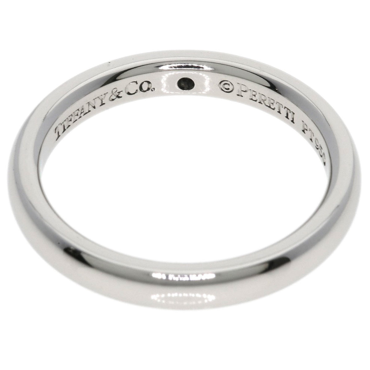 Tiffany Platinum 950 Band Ring (Pre-Owned)