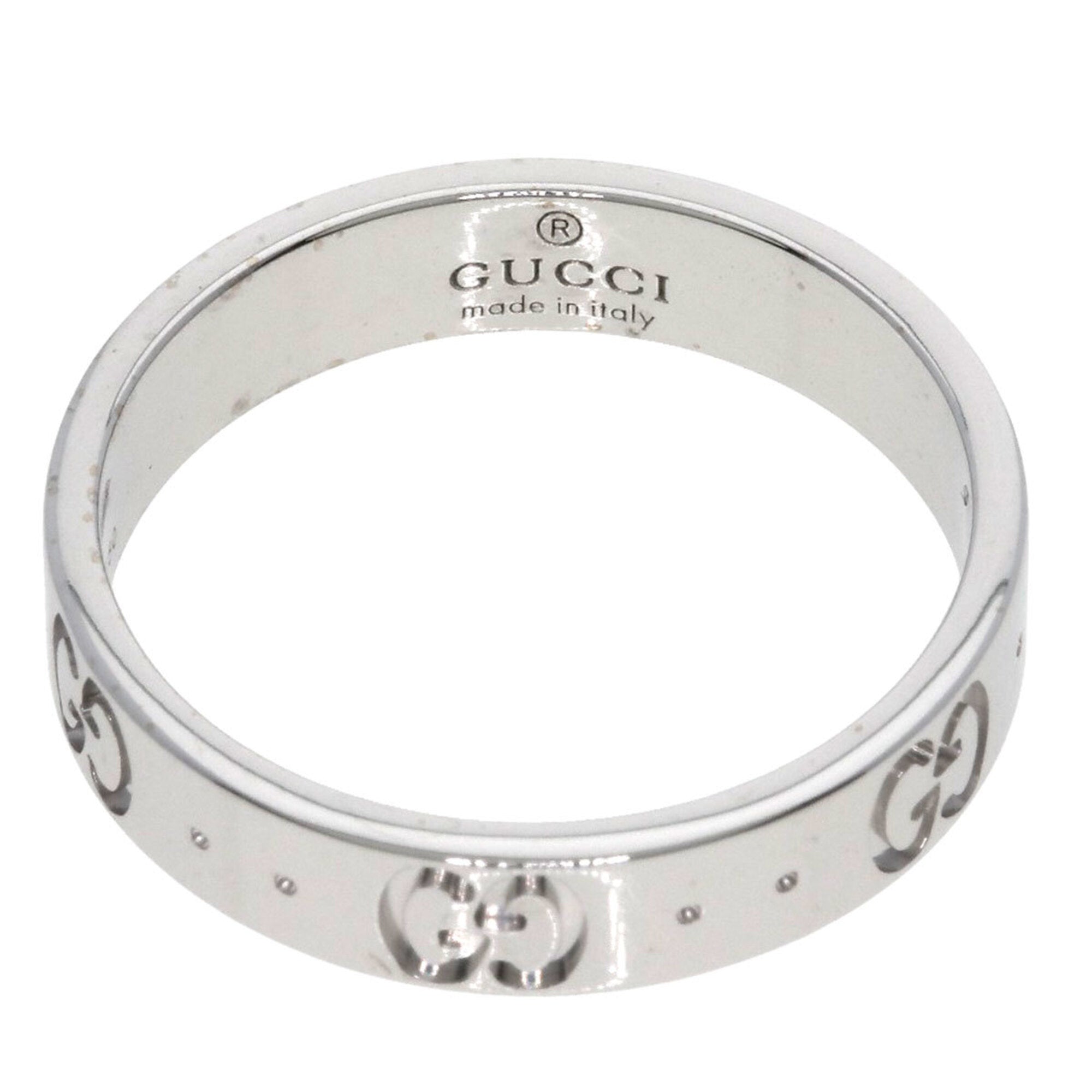 Gucci White Gold (18K) Band Ring (Pre-Owned)