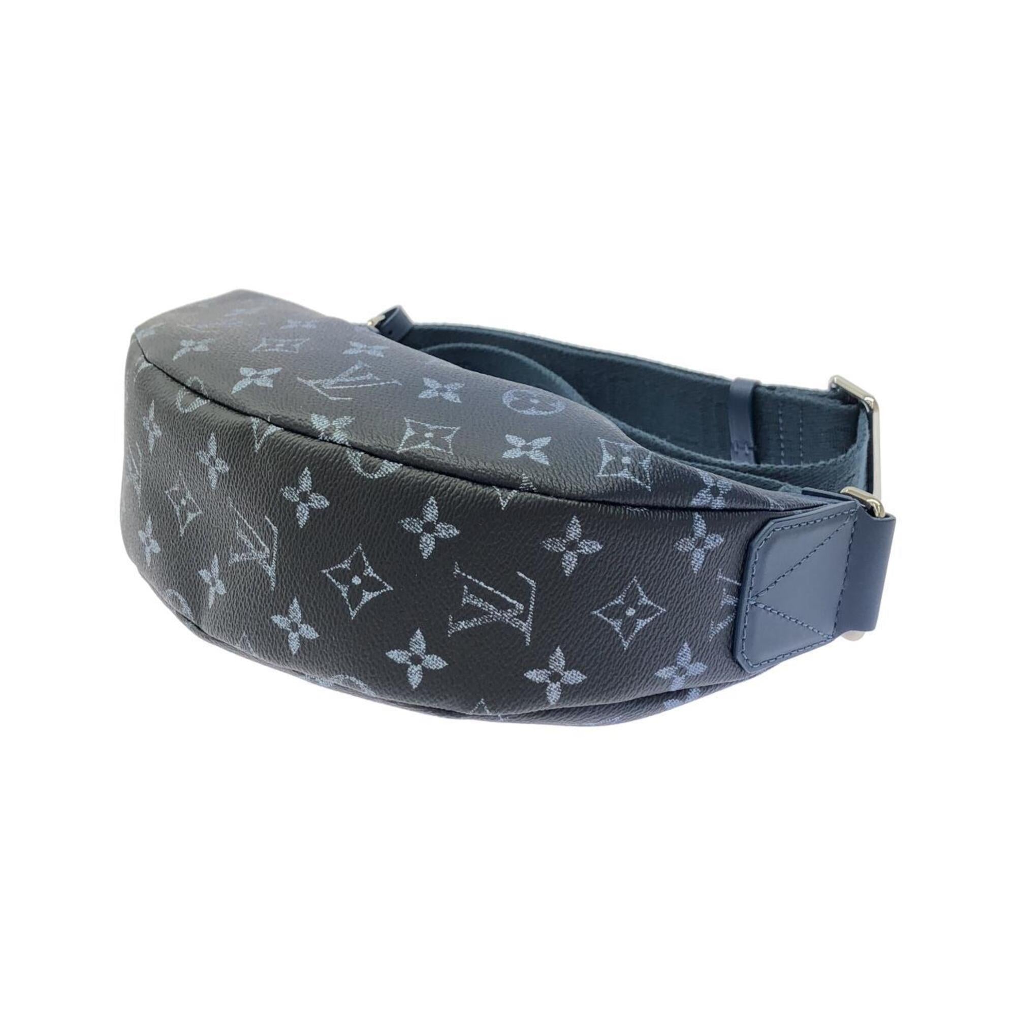 Louis Vuitton Blue Navy Coated Canvas Shoulder Bag (Pre-Owned)