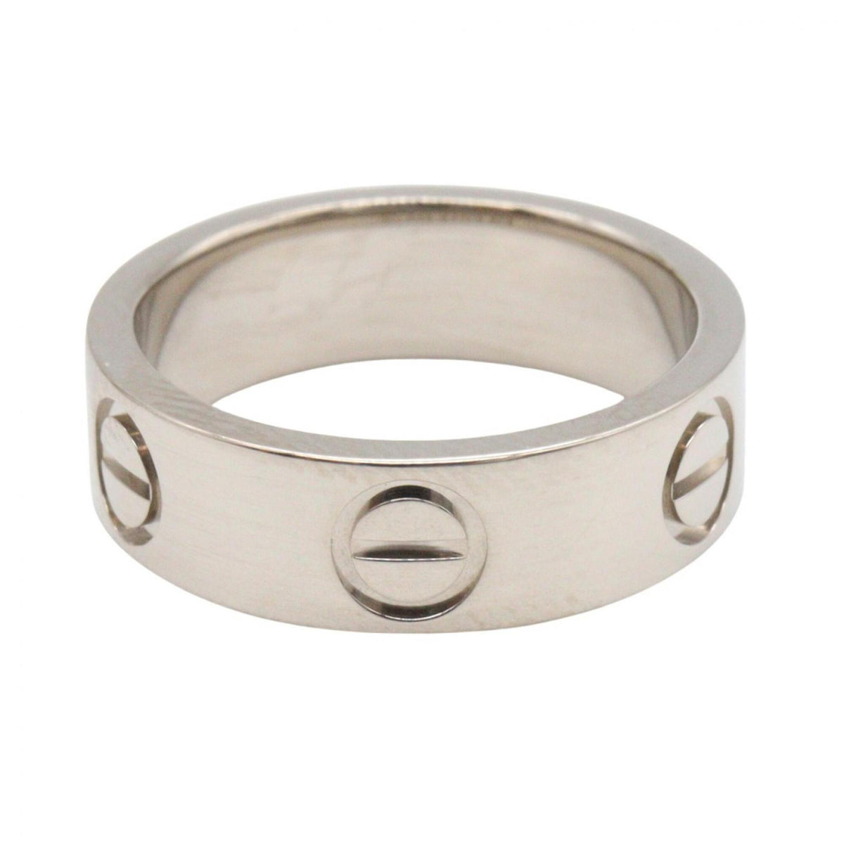 Cartier Silver White Gold (18K) Band Ring (Pre-Owned)