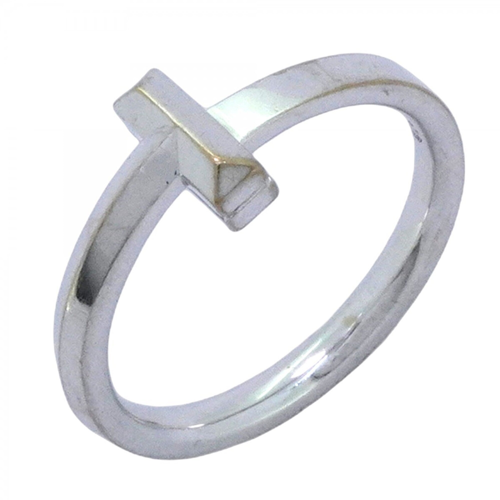 Tiffany White Gold (18K) Band Ring (Pre-Owned)