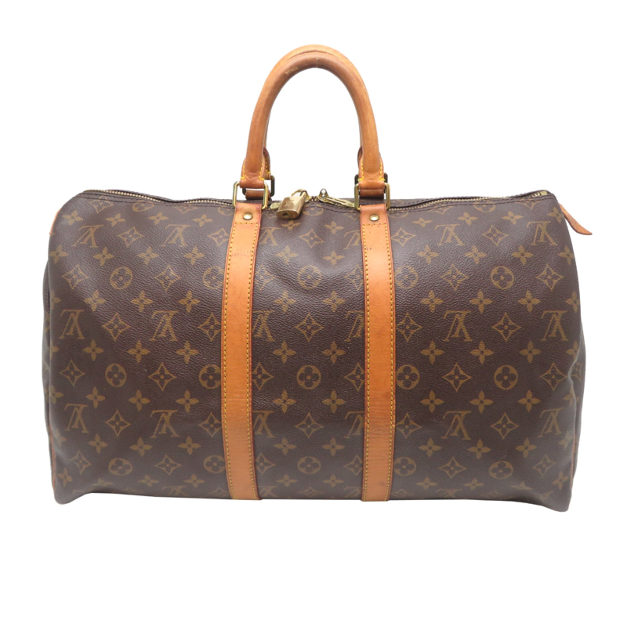 Louis Vuitton Brown Monogram Boston Bag (Pre-Owned)