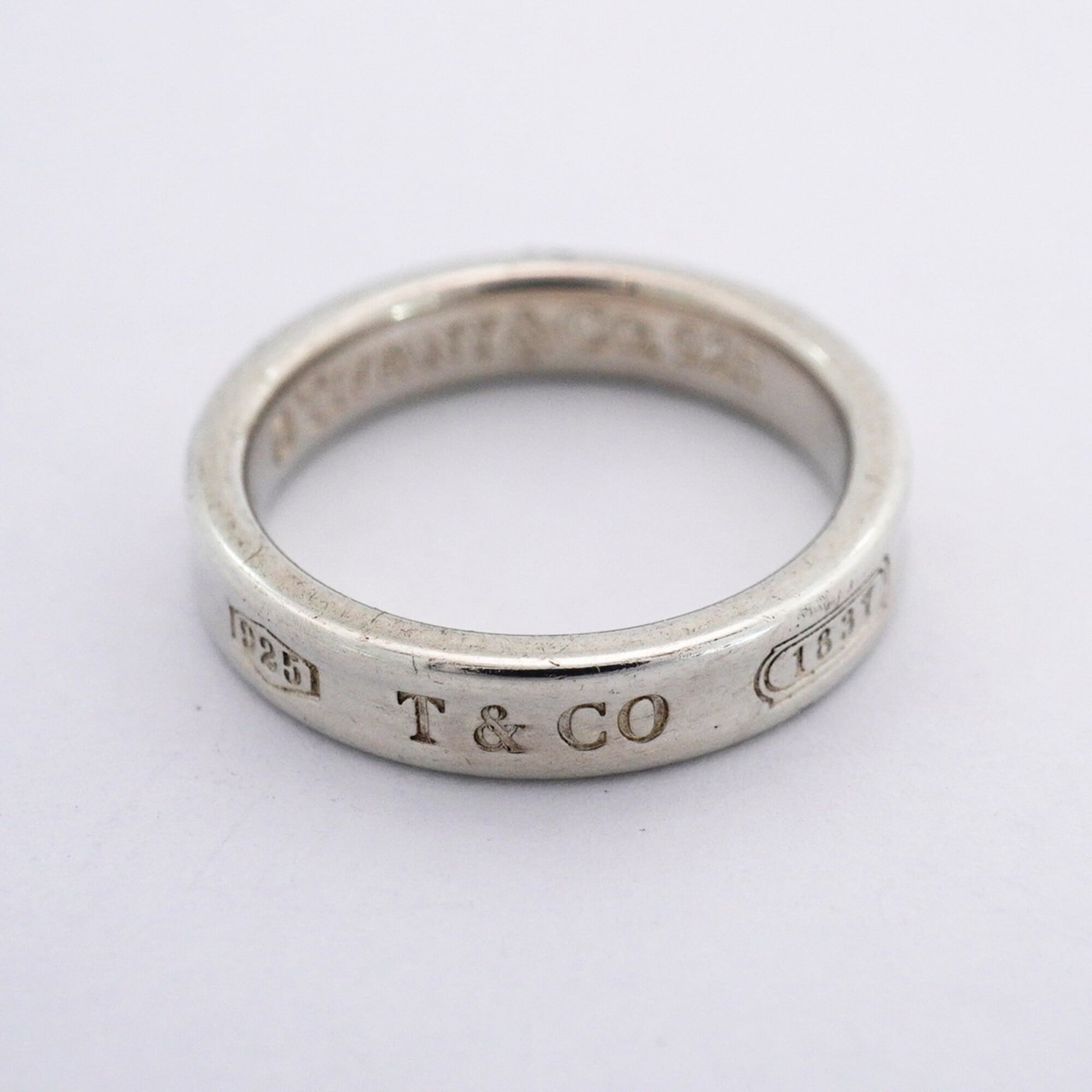 Tiffany Silver 925 Band Ring (Pre-Owned)