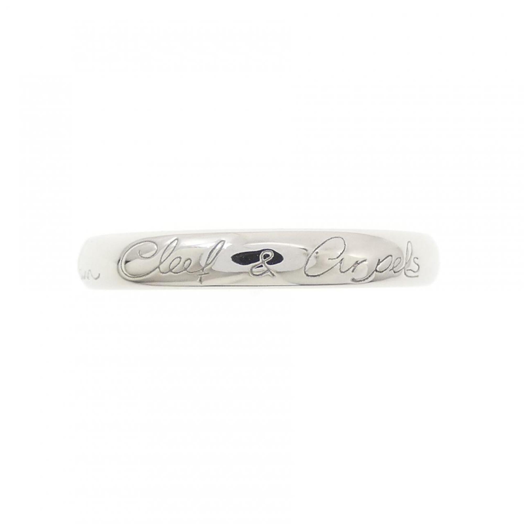 Van Cleef & Arpels Platinum 950 Band Ring (Pre-Owned)