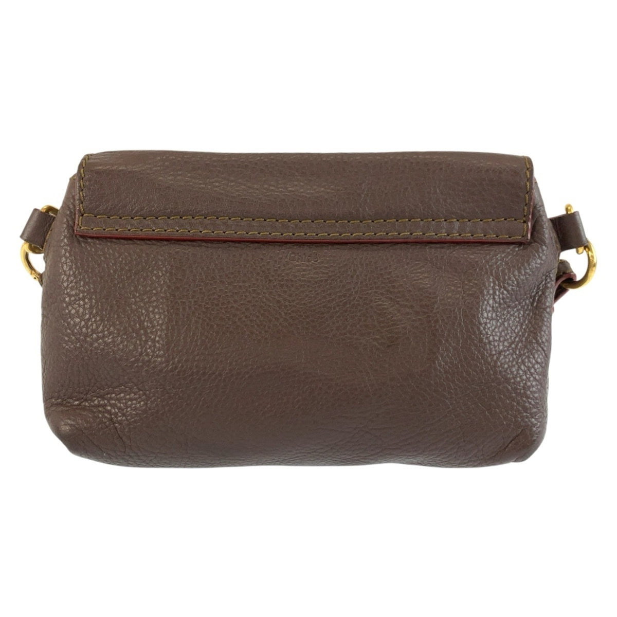 Chloé Brown Leather Pochette Shoulder Bag (Pre-Owned)