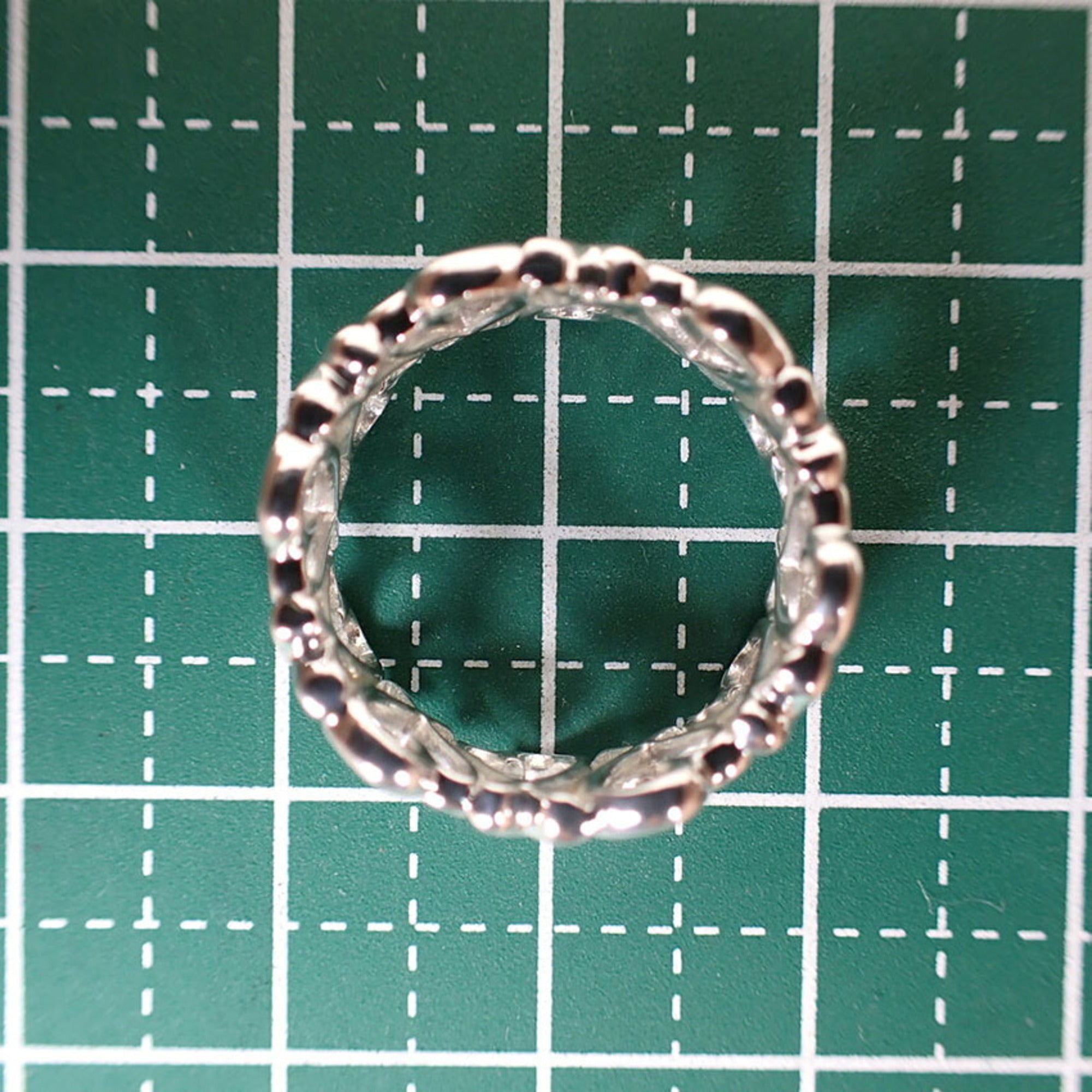 Tiffany Sterling Silver 925 Band Ring (Pre-Owned)