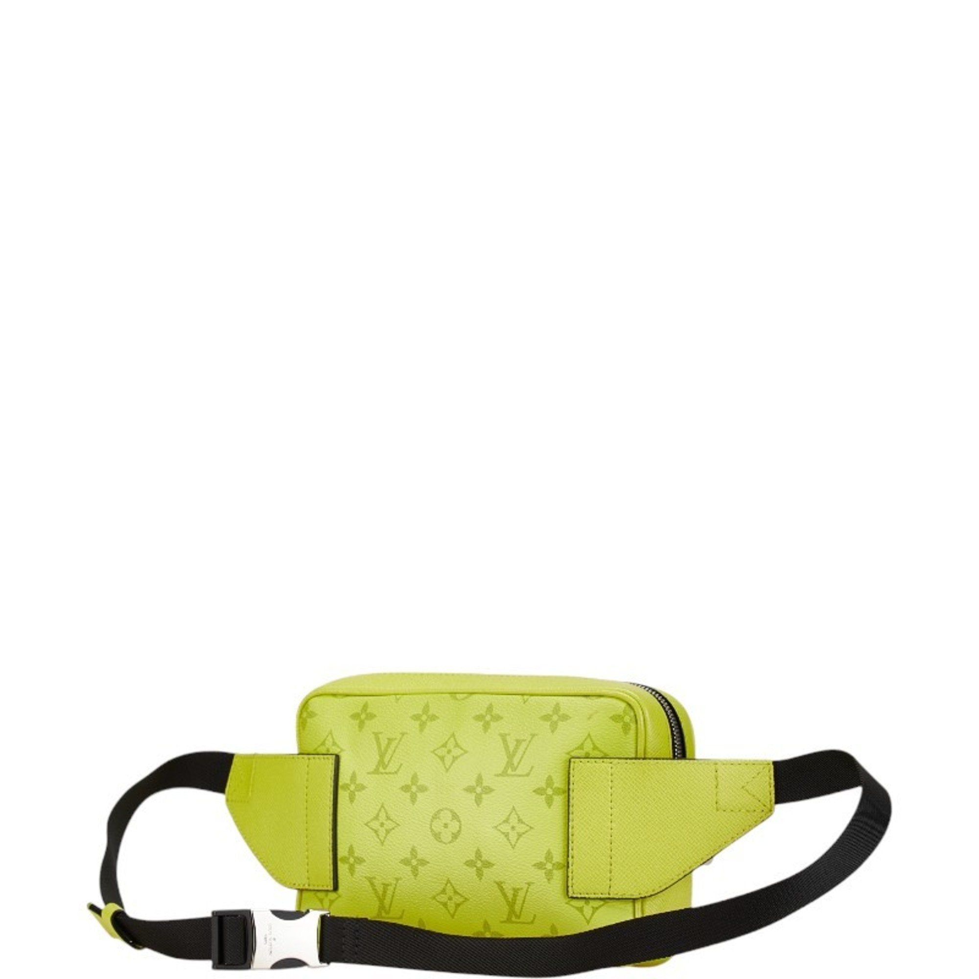 Louis Vuitton Jaune Yellow Pvc Leather Sling Bag (Pre-Owned)