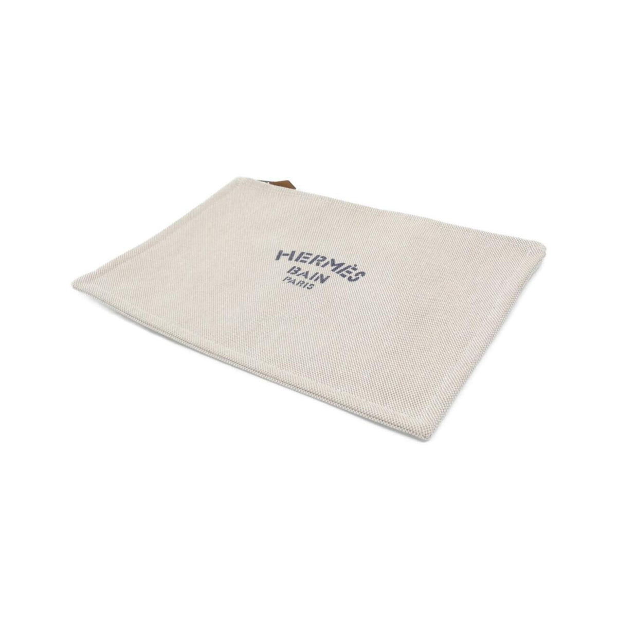 Hermes Blue Canvas Pouch (Pre-Owned)