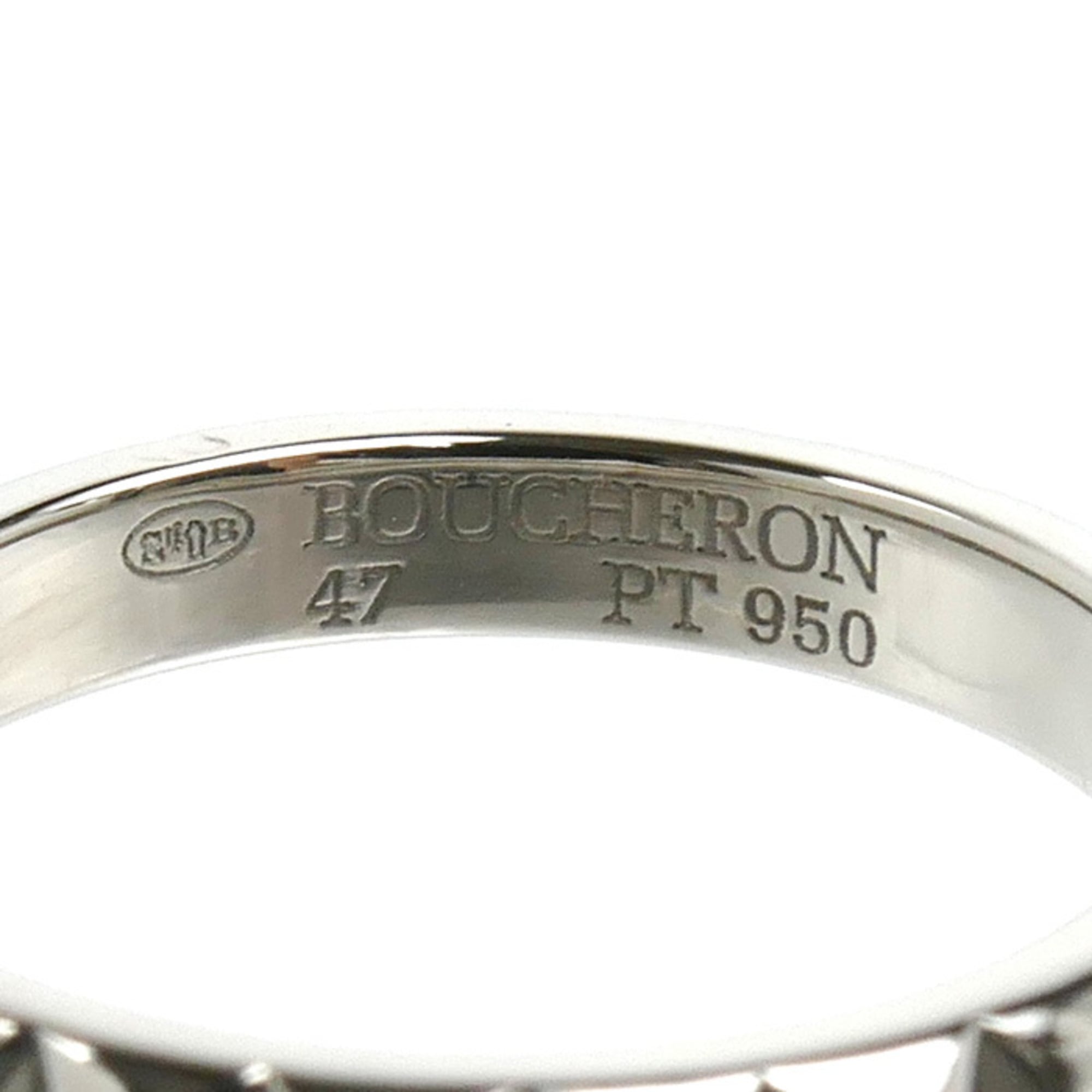 Boucheron Platinum 950 Band Ring (Pre-Owned)