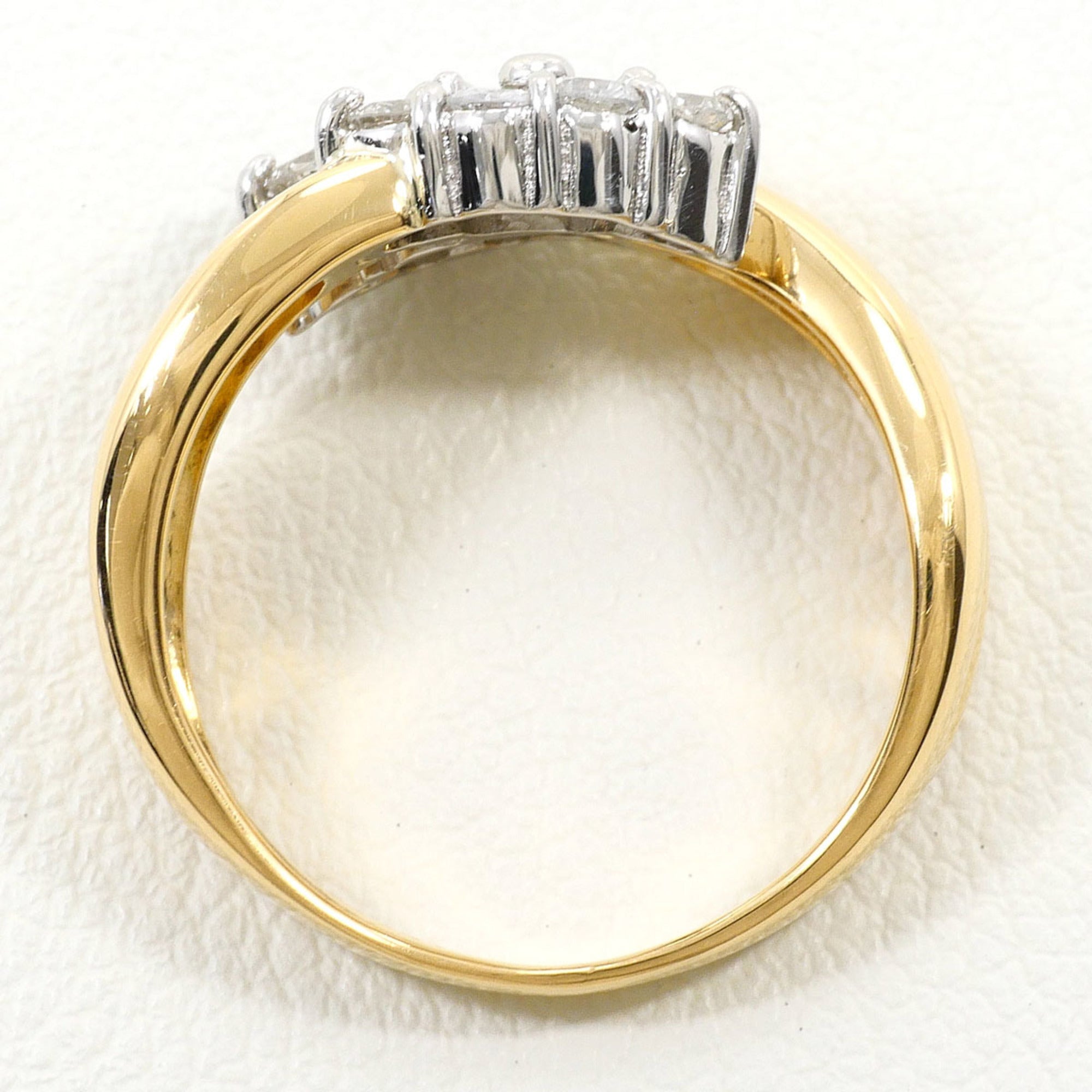 Unbranded Platinum Yellow Gold Yellow Gold (18K) Platinum 900 Band Ring (Pre-Owned)