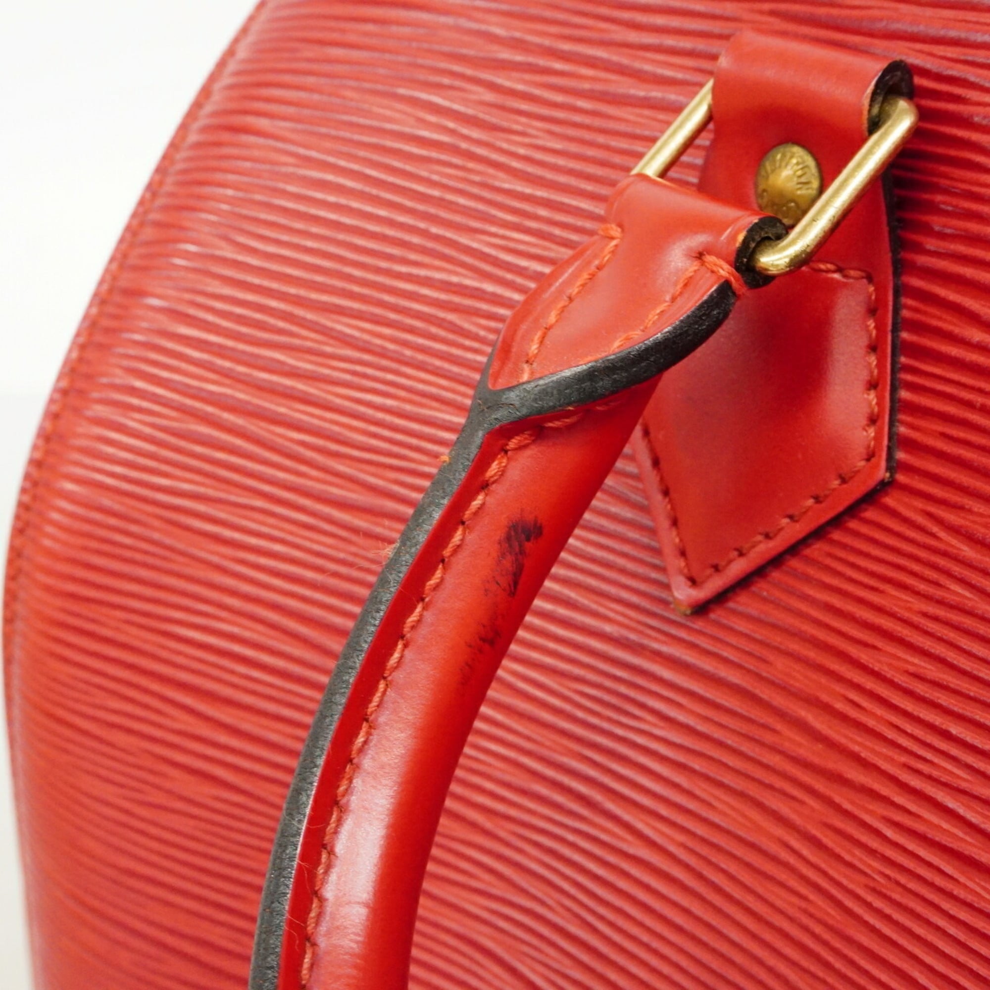 Louis Vuitton Castilian Red Handbag (Pre-Owned)