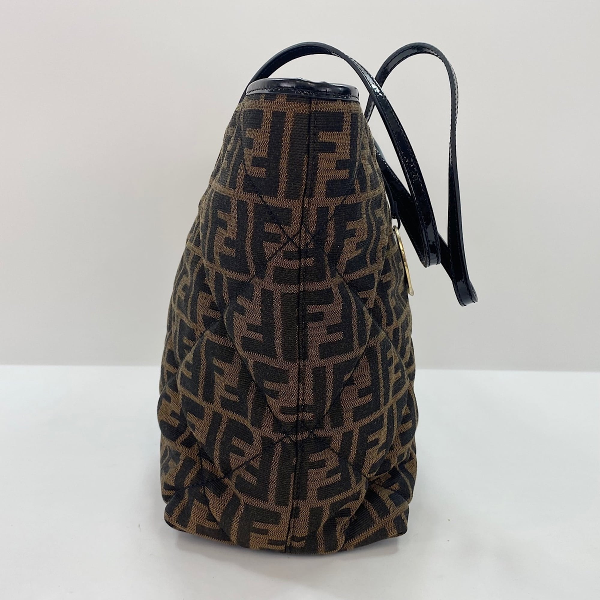 Fendi Zucca Brown Zucca Tote Bag (Pre-Owned)