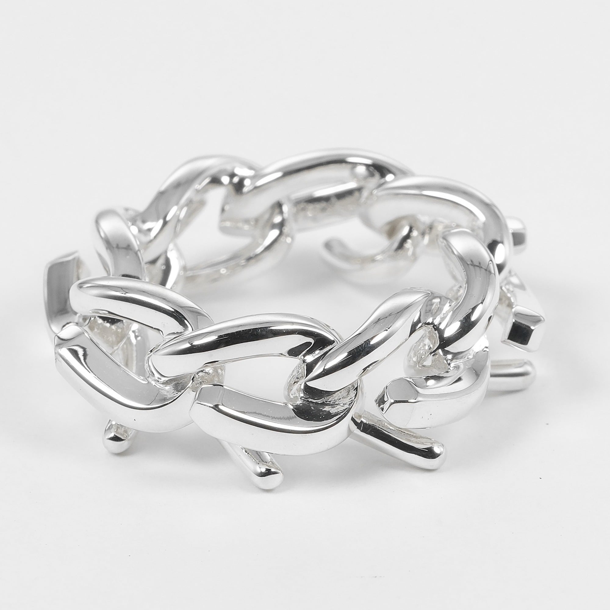 Tiffany Silver Silver 925 Band Ring (Pre-Owned)