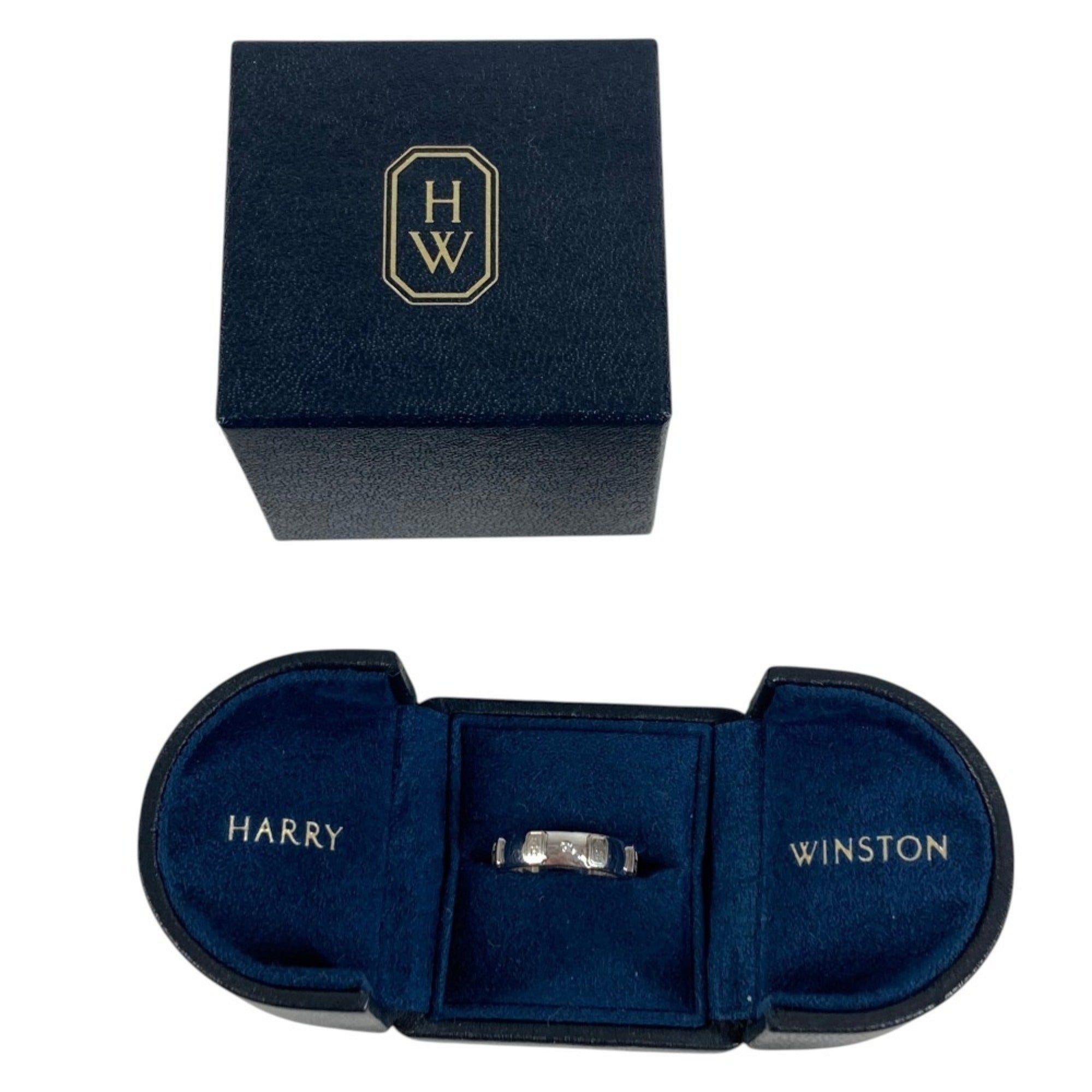 Harry Winston Silver Band Ring (Pre-Owned)