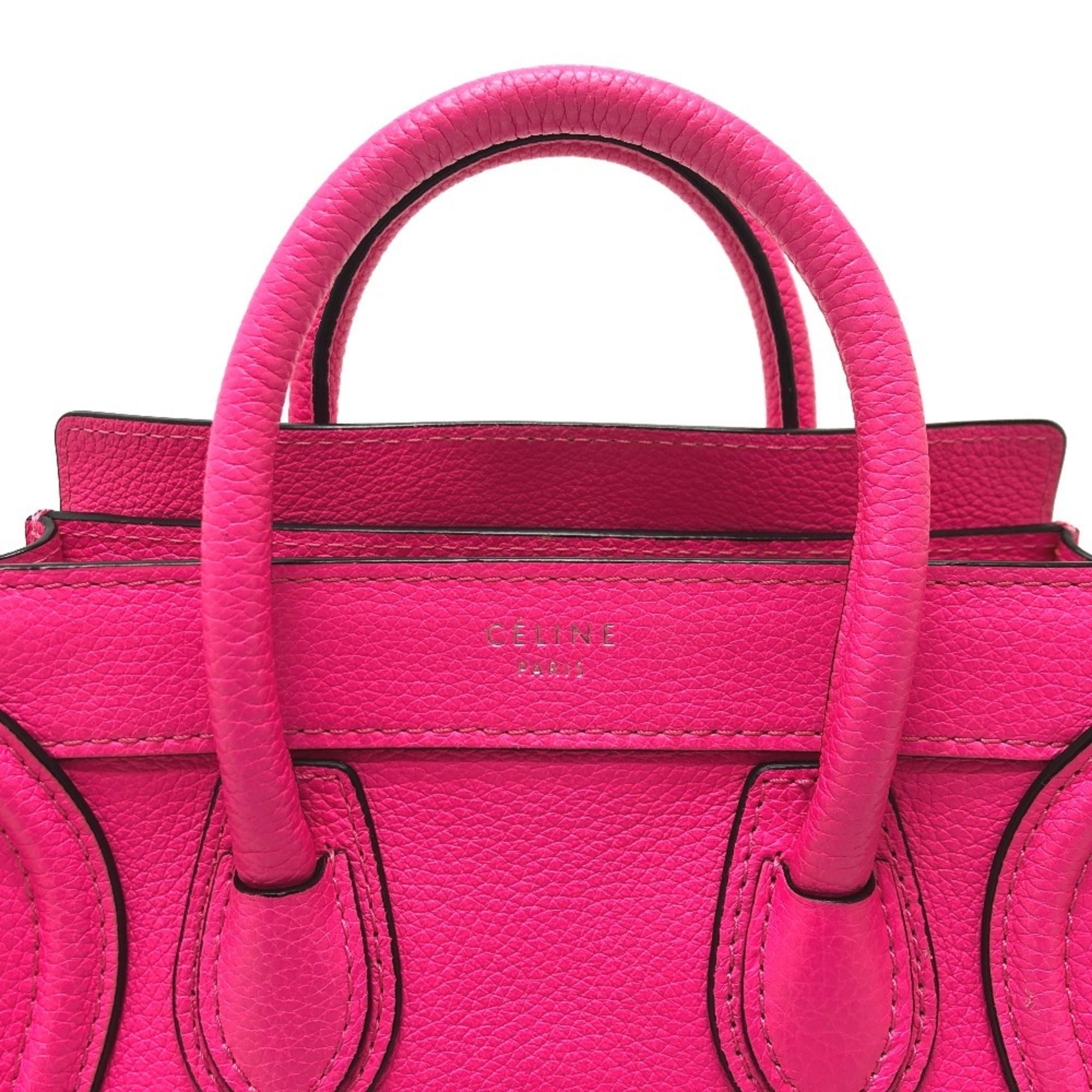 Celine Pink Leather Handbag (Pre-Owned)