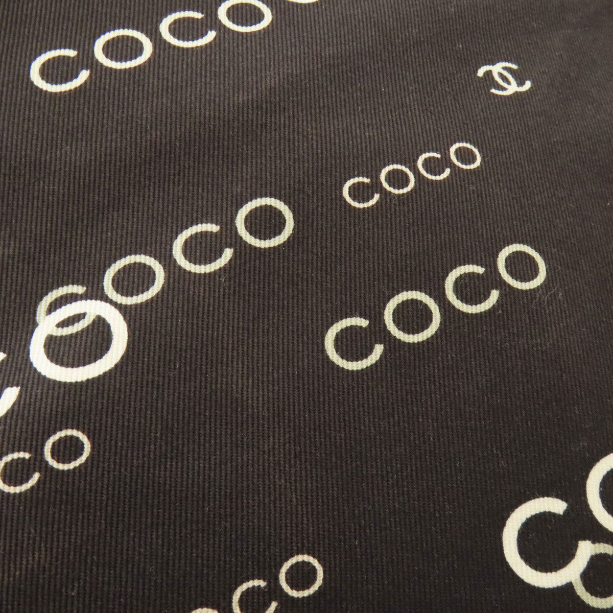 Chanel Black Canvas Tote Bag (Pre-Owned)