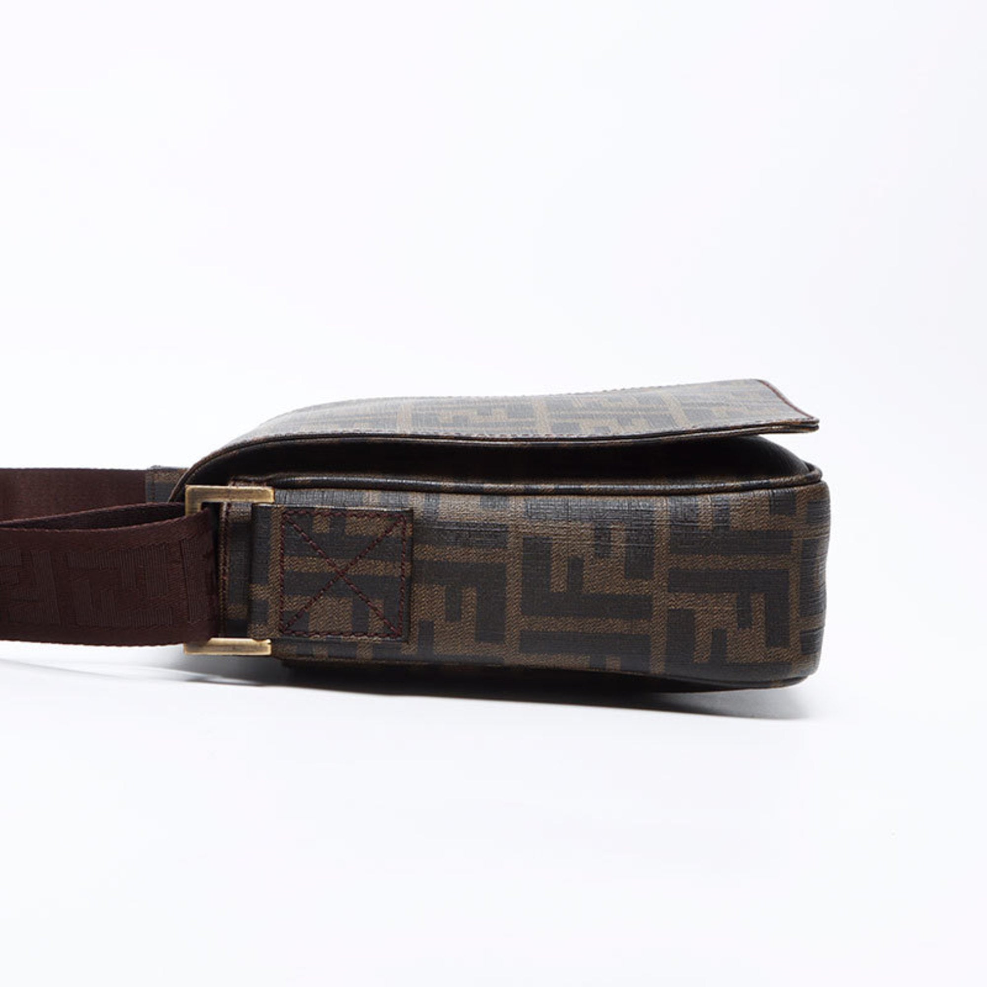 Fendi Brown Pvc Shoulder Bag (Pre-Owned)