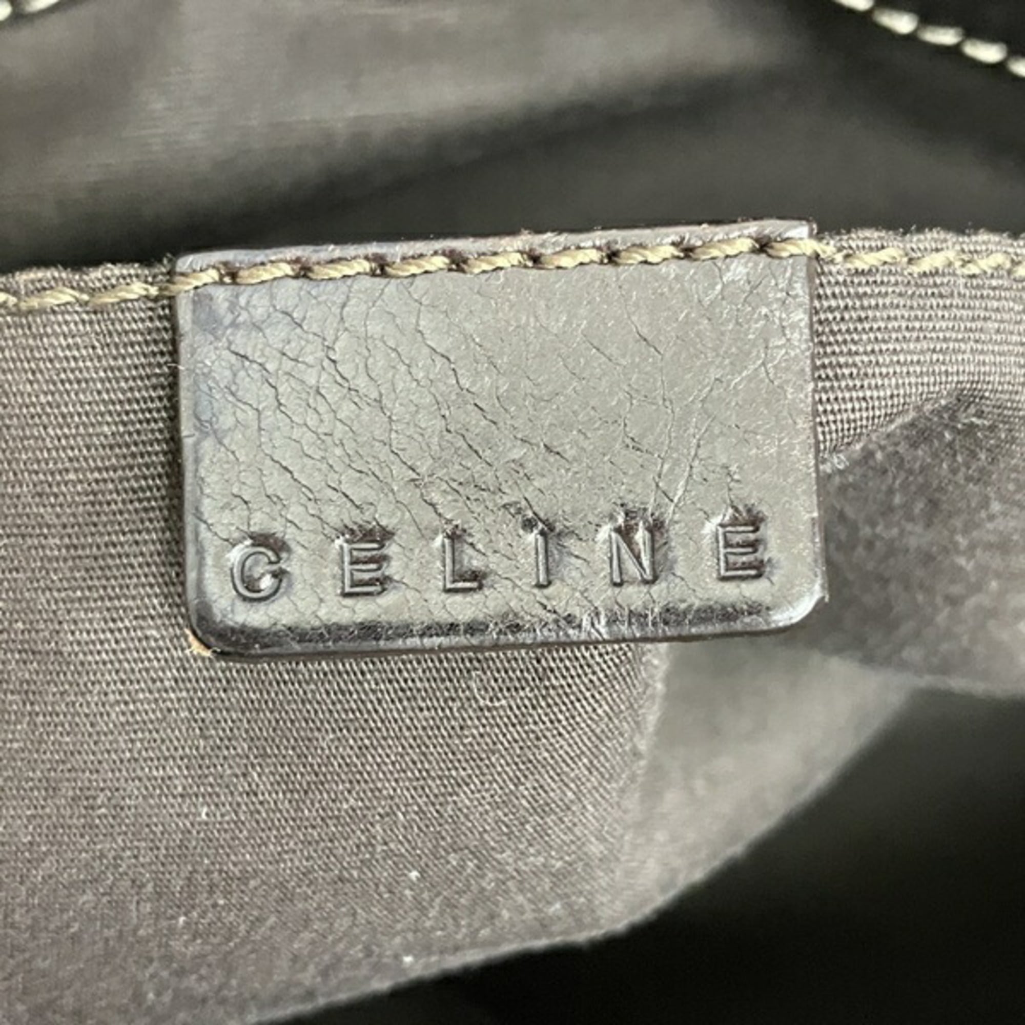 Celine Black Leather Handbag (Pre-Owned)