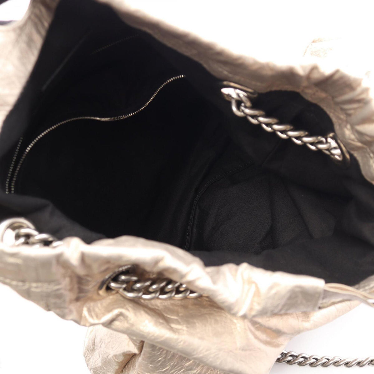 Balenciaga Gold Leather Handbag Tote Bag (Pre-Owned)