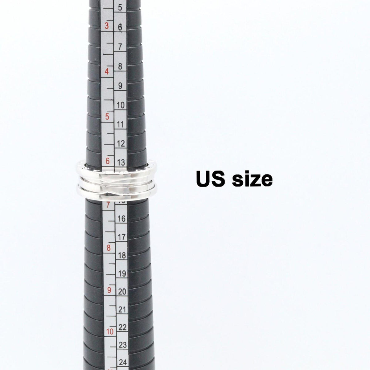 Bvlgari Silver White Gold (18K) Band Ring (Pre-Owned)