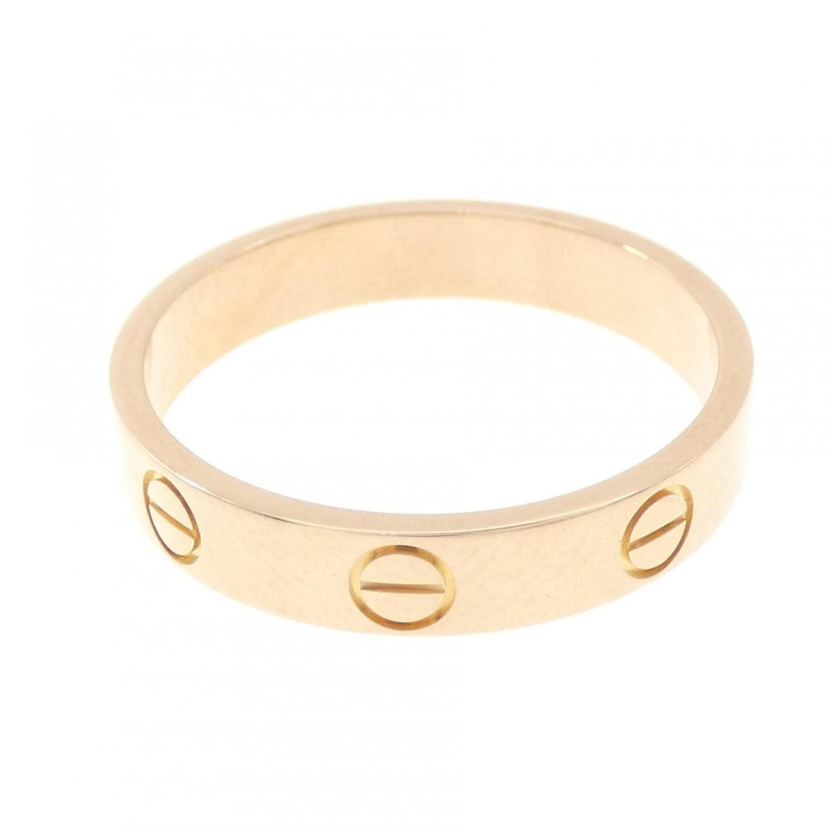Cartier Love Pink Gold (18K) Band Ring (Pre-Owned)