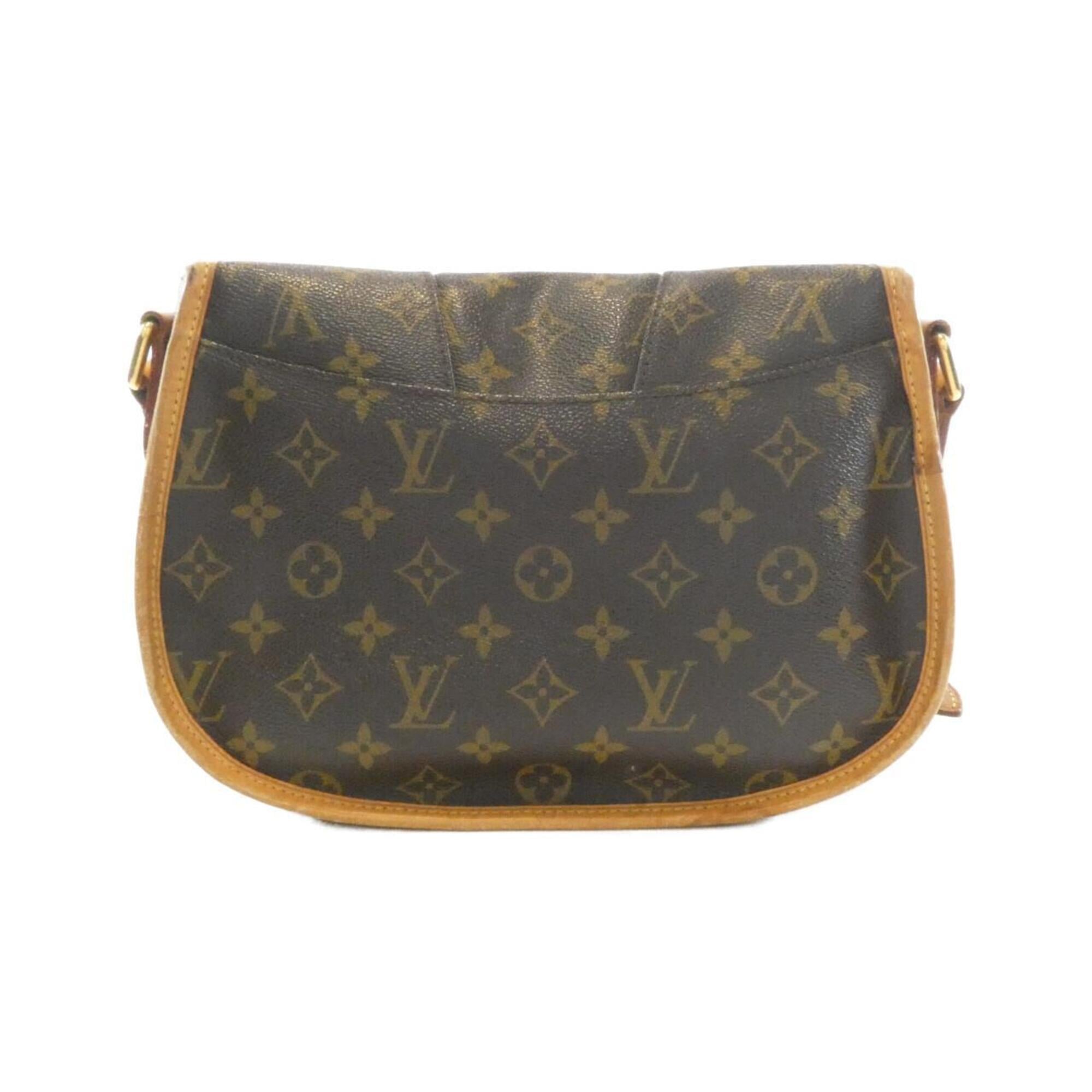 Louis Vuitton Marron Coated Canvas Shoulder Bag (Pre-Owned)