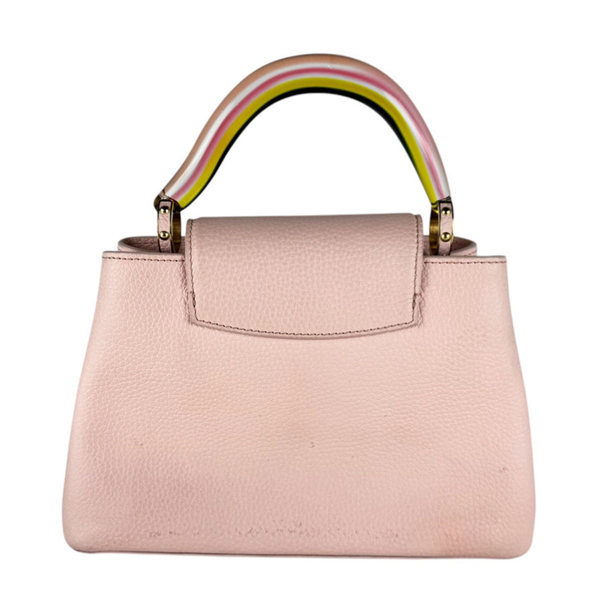 Louis Vuitton Light Pink Leather Handbag Shoulder Bag (Pre-Owned)
