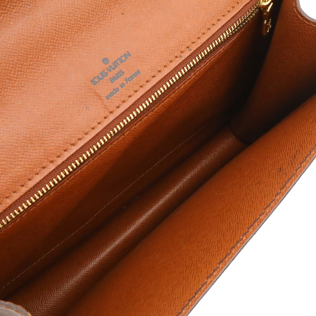 Louis Vuitton Brown Monogram Canvas Pvc Coated Canvas Clutch Bag Handbag Shoulder Bag (Pre-Owned)