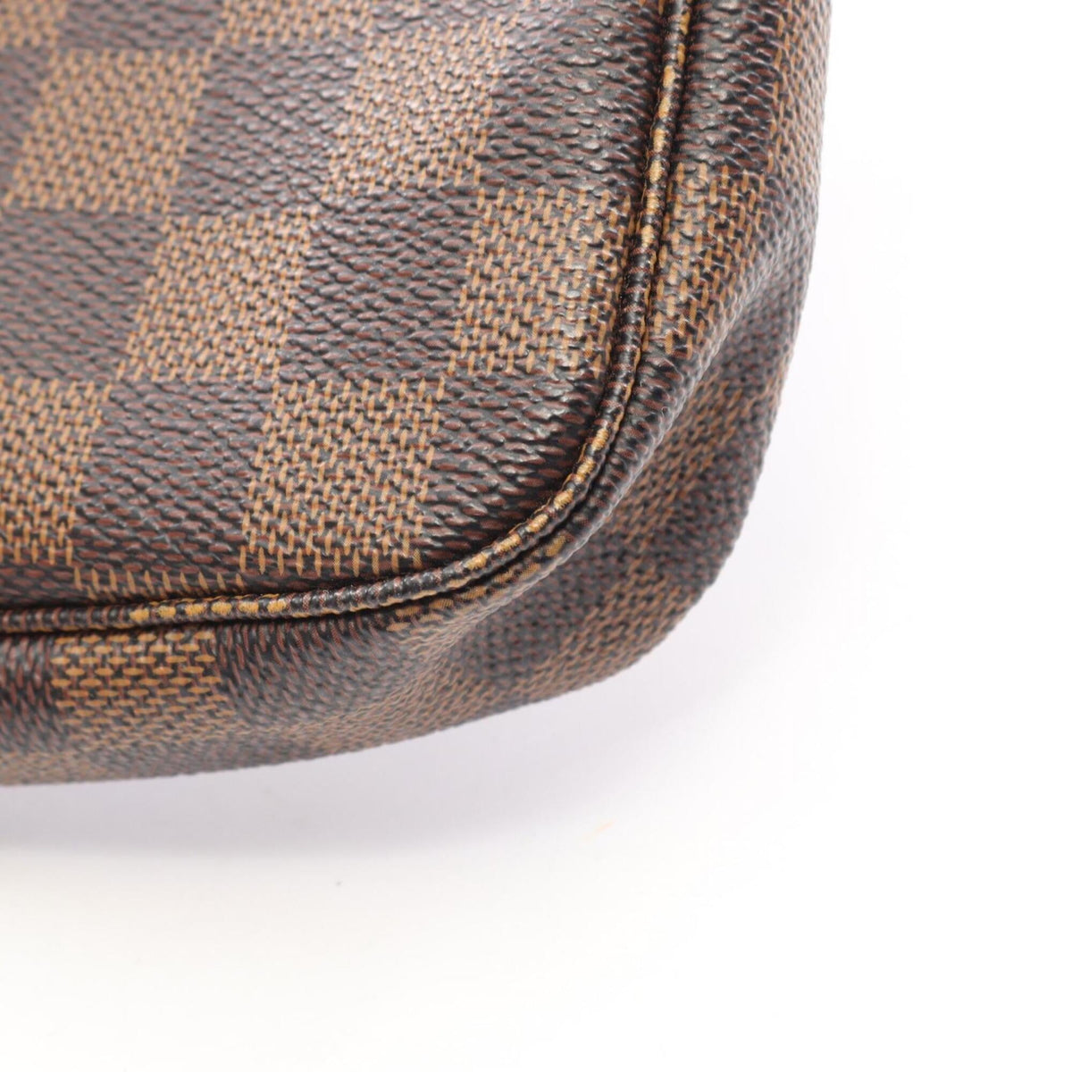 Louis Vuitton Brown Coated Canvas Leather Handbag (Pre-Owned)