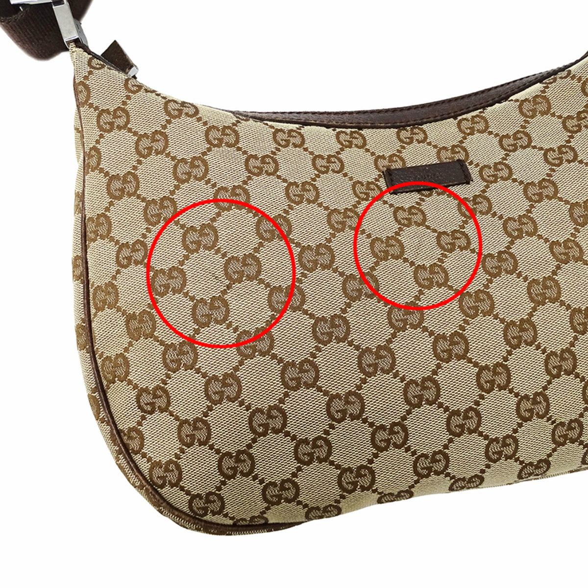 Gucci Beige Brown Gg Canvas Handbag Shoulder Bag (Pre-Owned)