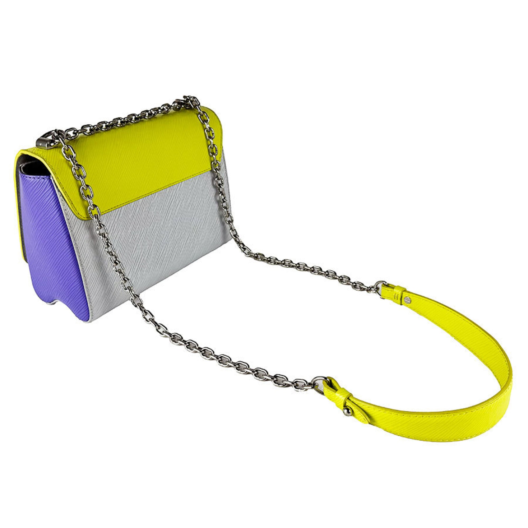 Louis Vuitton Gray Purple Yellow Epi Leather Shoulder Bag (Pre-Owned)
