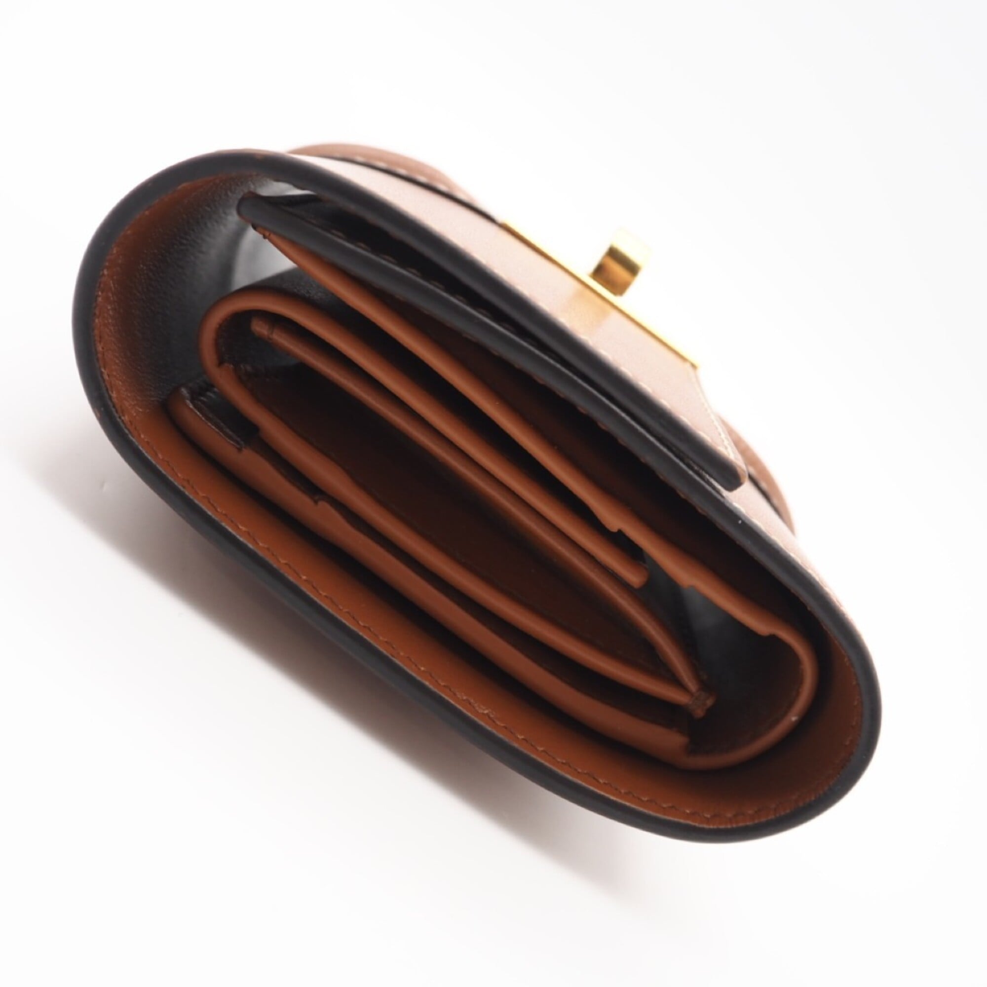 Celine Brown Leather Wallet (Tri-Fold) (Pre-Owned)