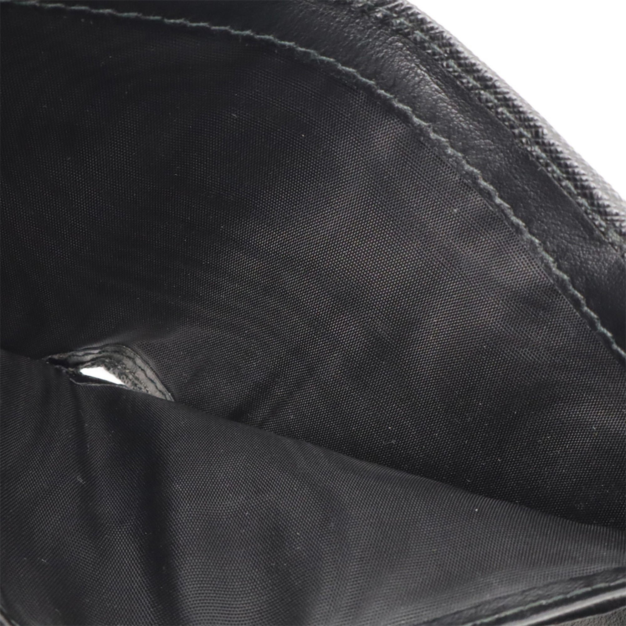 Prada Black Nero Leather Wallet (Bi-Fold) (Pre-Owned)