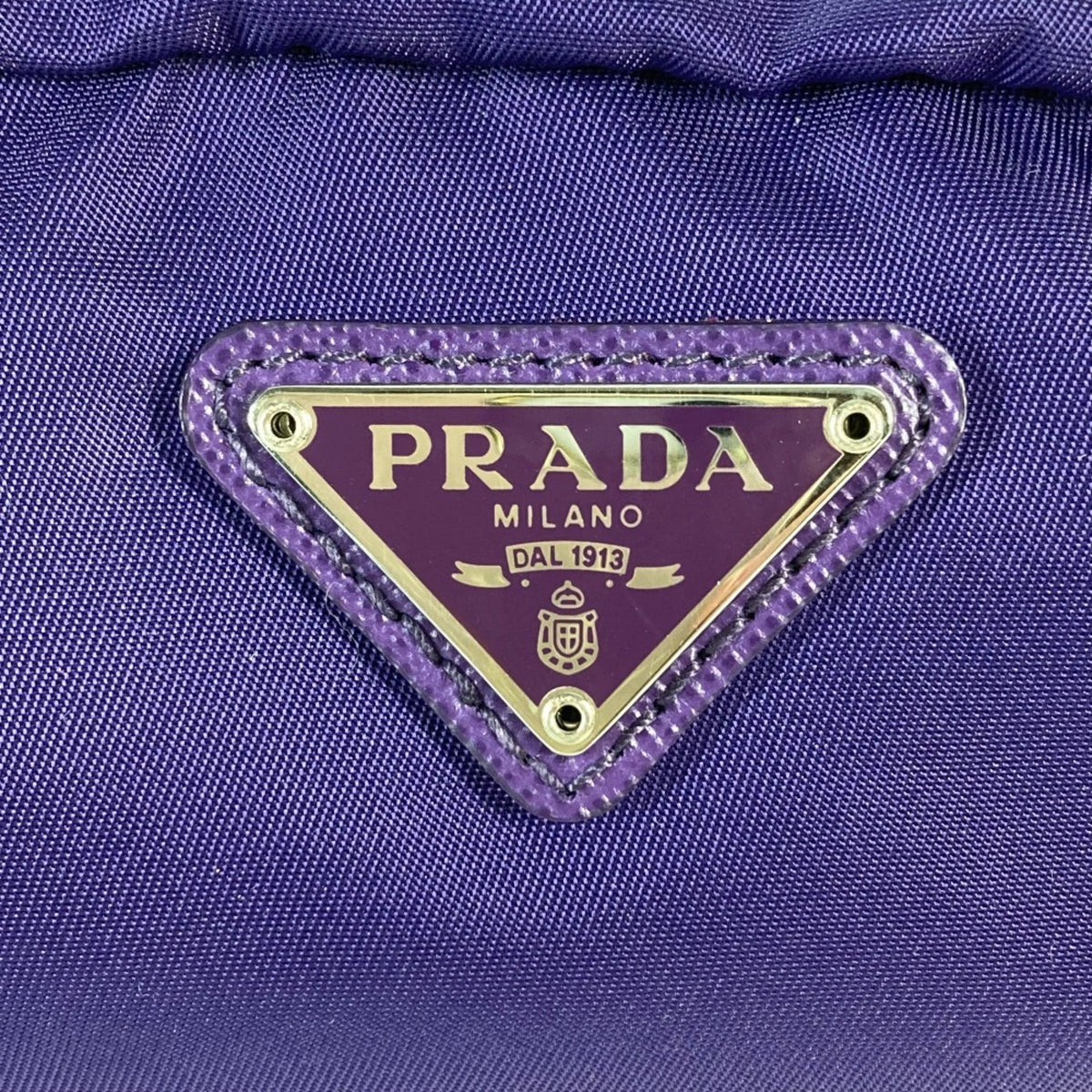 Prada Purple Nylon Pouch (Pre-Owned)