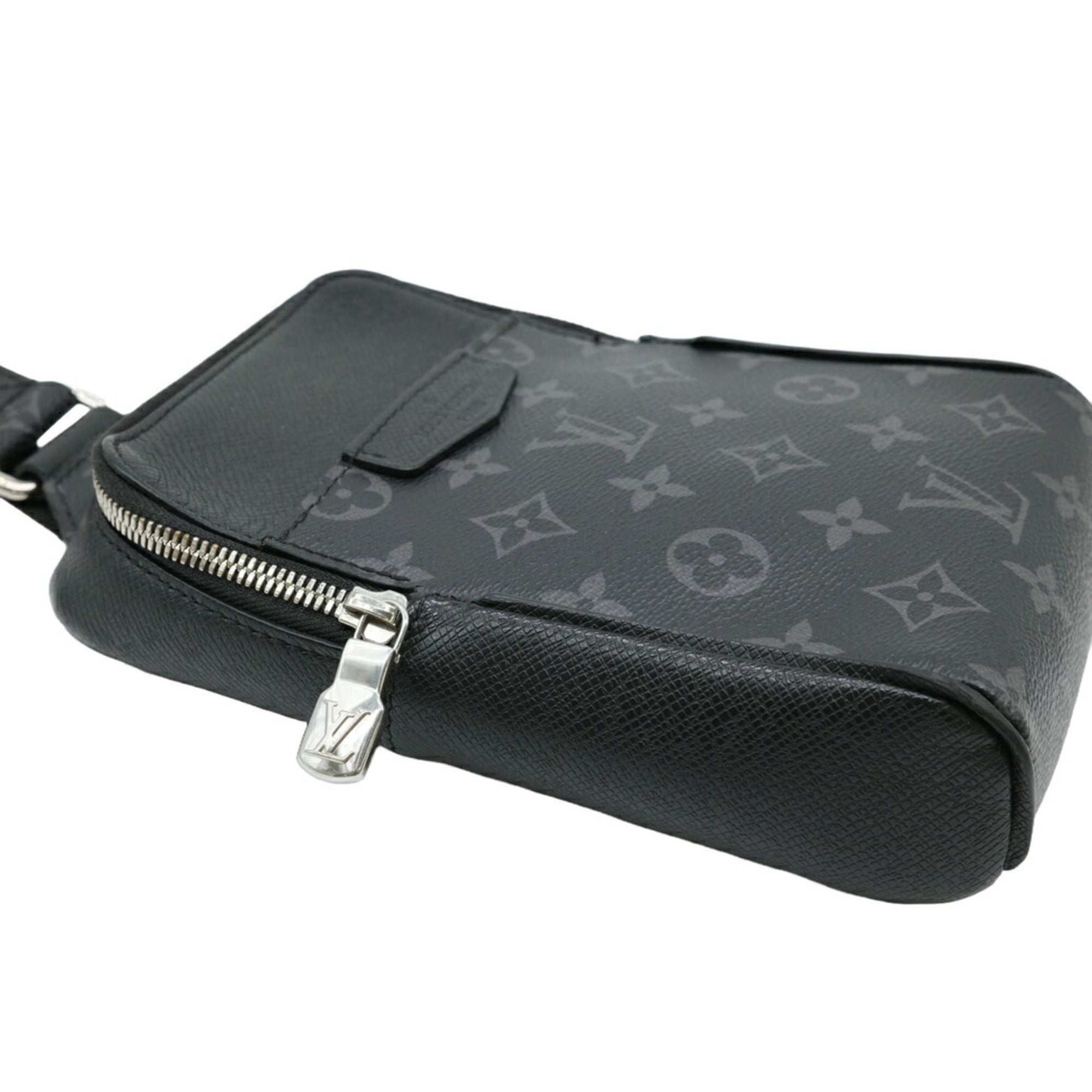Louis Vuitton Black Monogram Eclipse Leather Sling Bag (Pre-Owned)