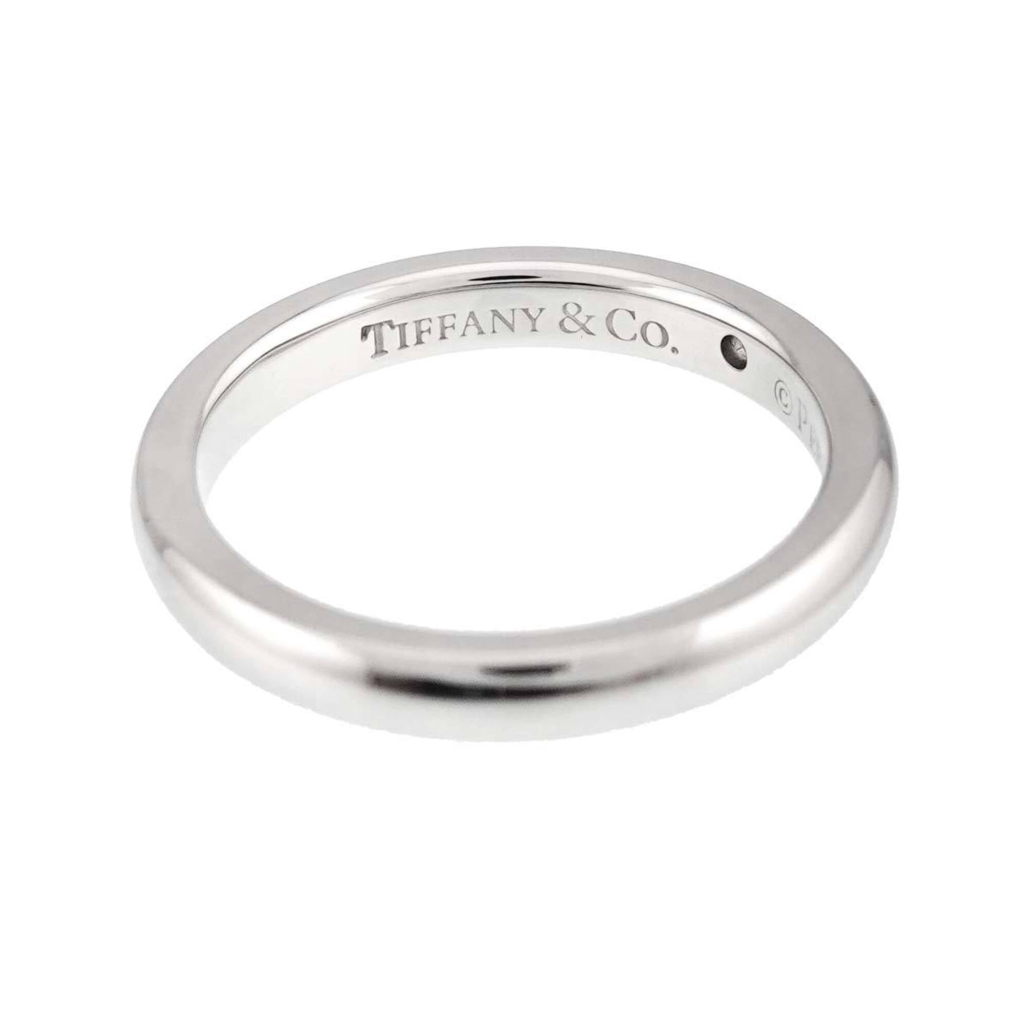 Tiffany Platinum Platinum 950 Band Ring (Pre-Owned)