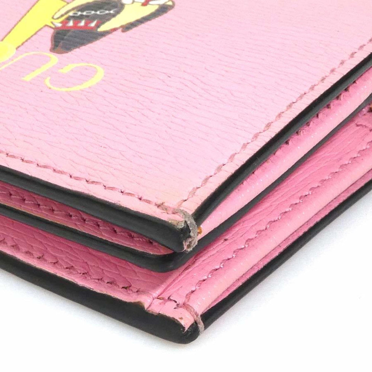Gucci Pink Leather Wallet (Bi-Fold) (Pre-Owned)