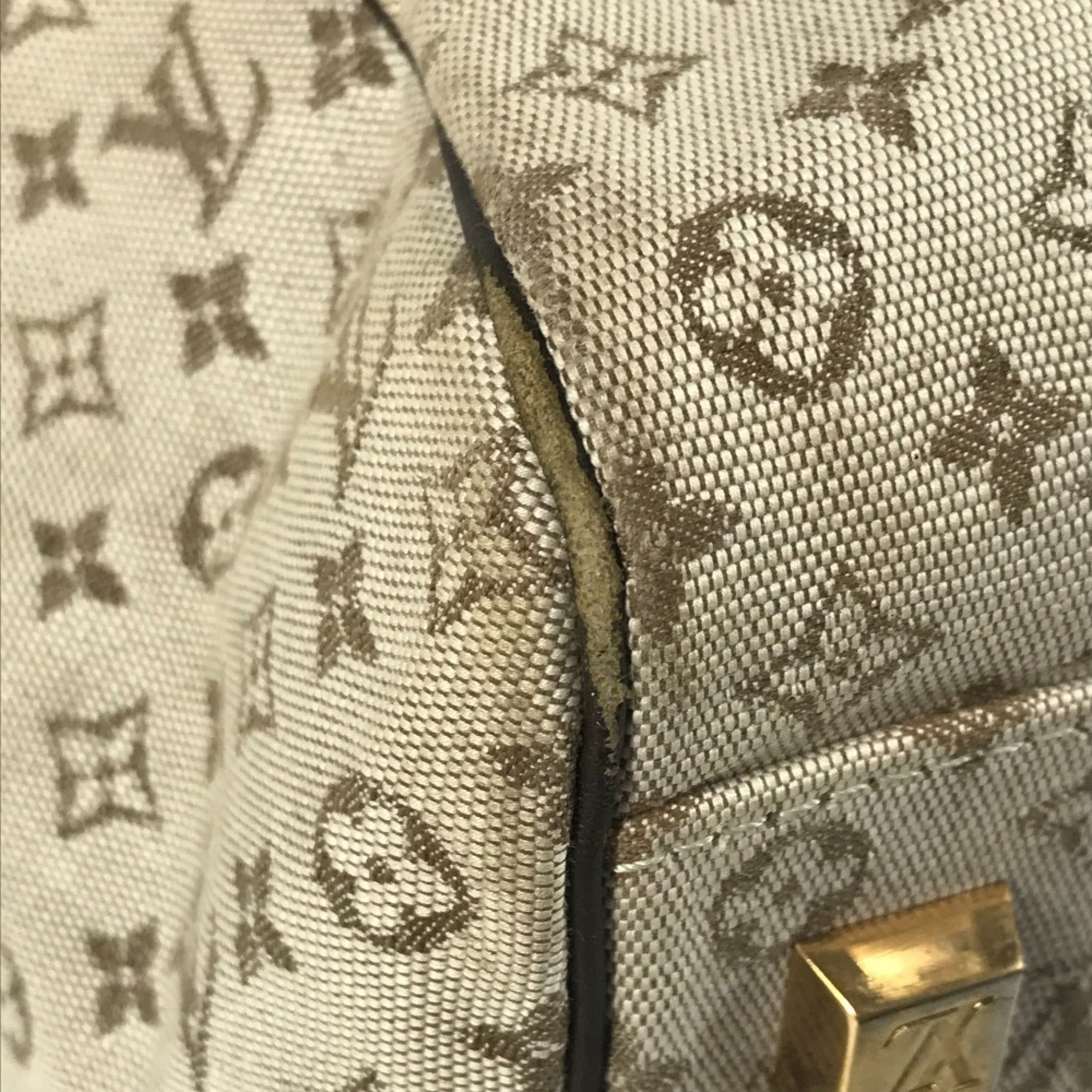Louis Vuitton Khaki Monogram Mini Boston Bag Handbag Shoulder Bag (Pre-Owned)
