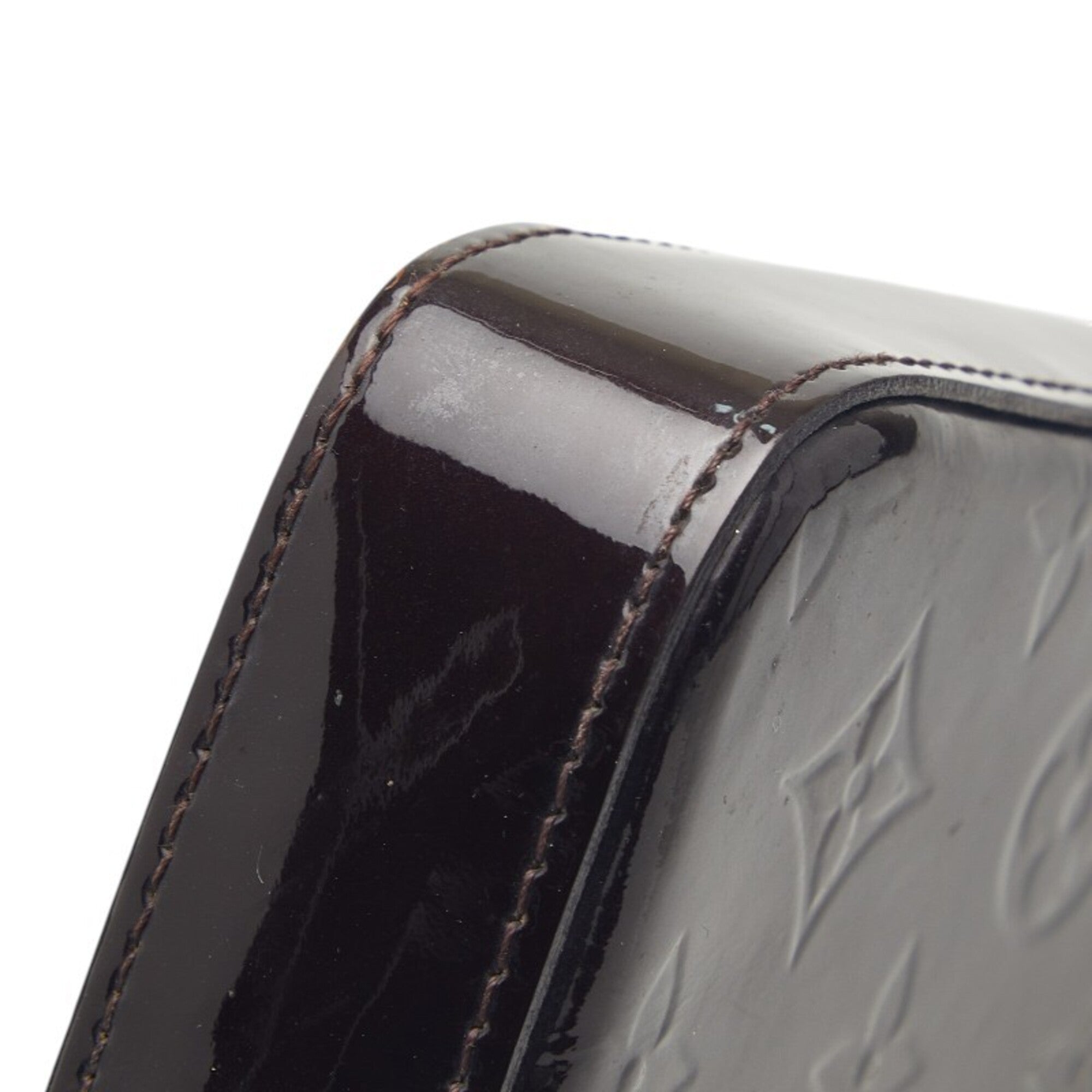 Louis Vuitton Amarante Monogram Purple Patent Leather Pochette Shoulder Bag (Pre-Owned)