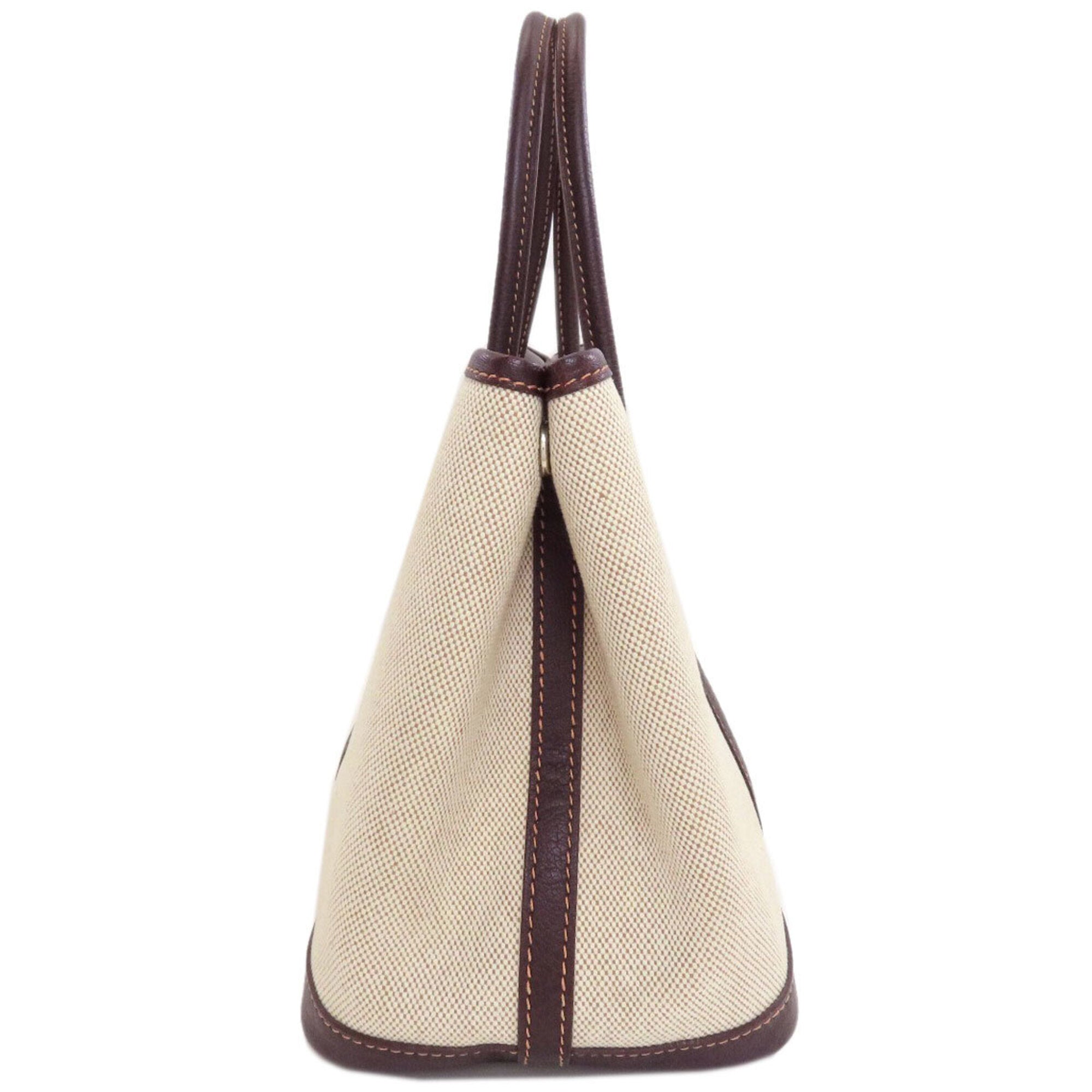 Hermes Marron Toile H Handbag (Pre-Owned)