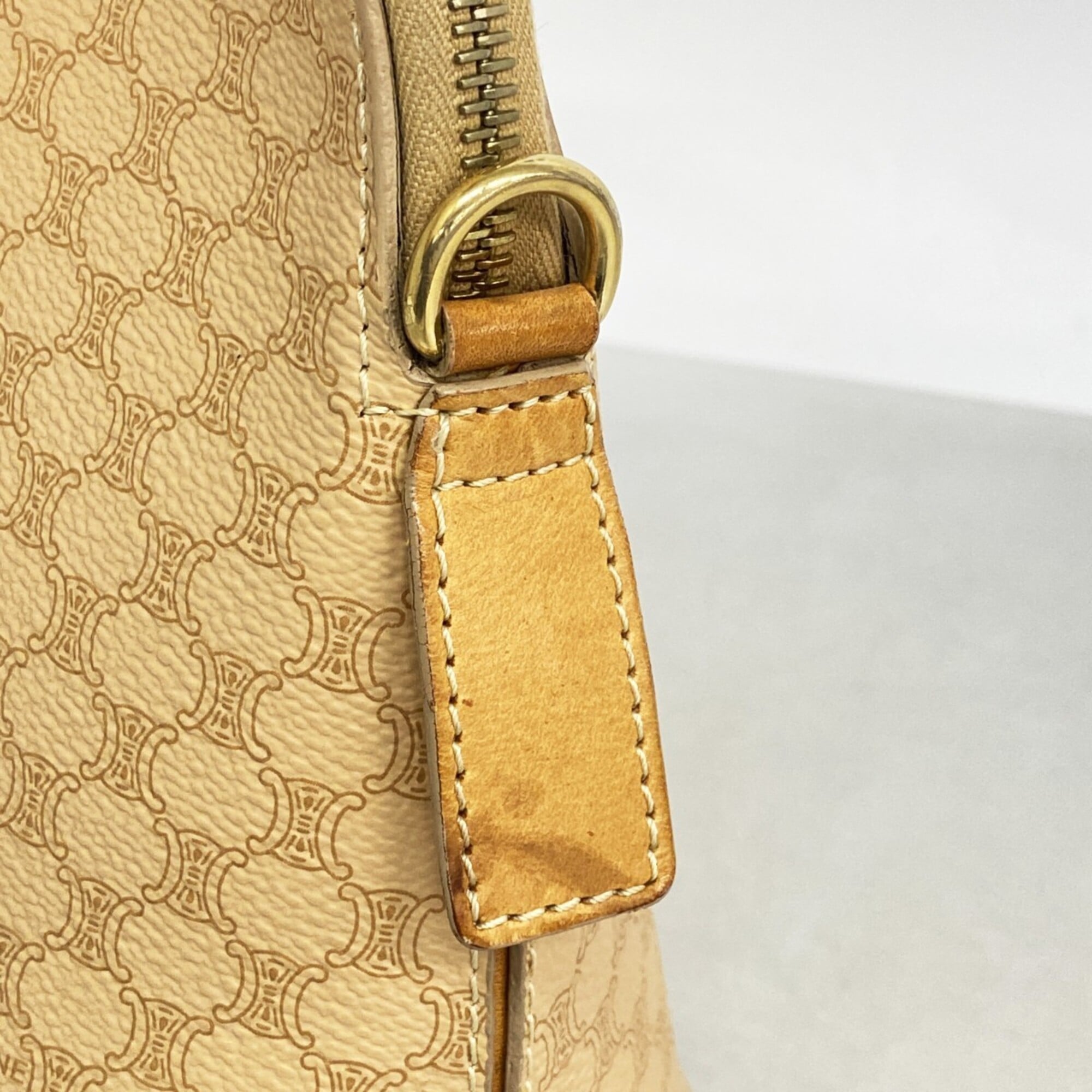 Celine Beige Pvc Handbag (Pre-Owned)