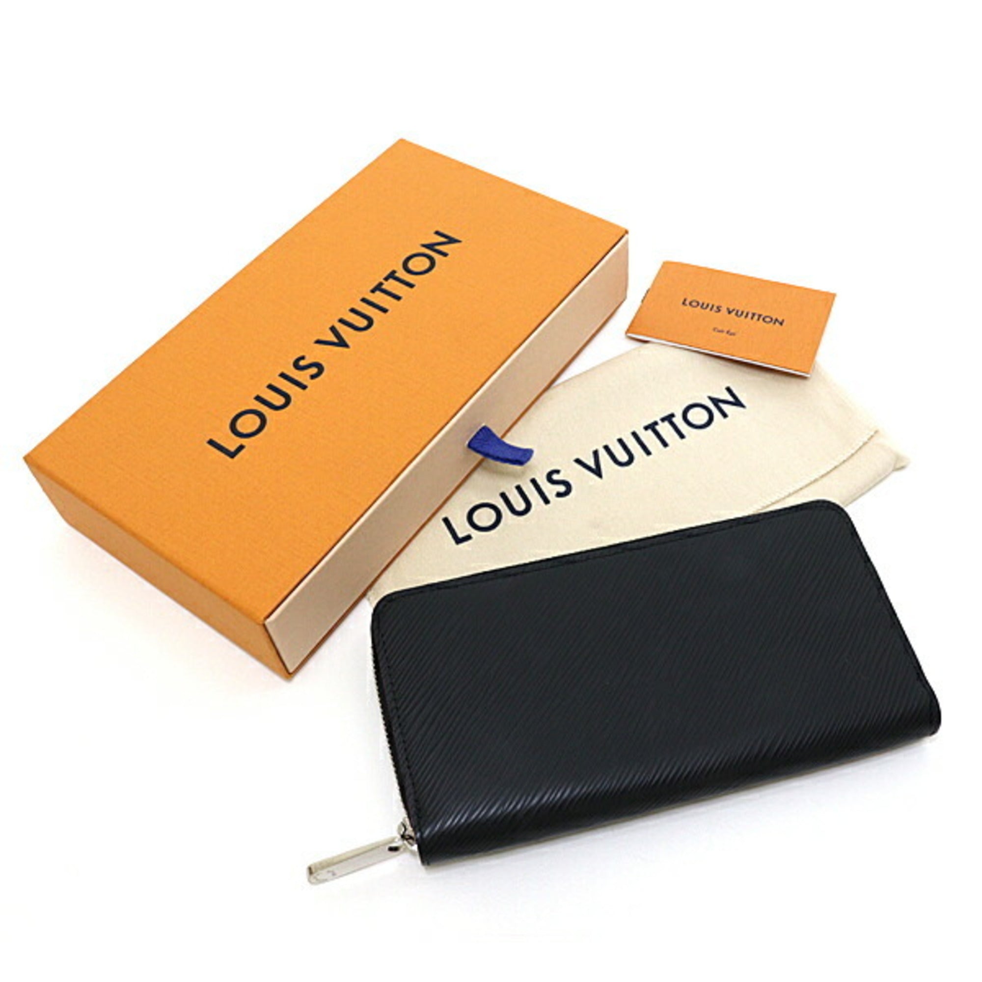 Louis Vuitton Epi Black Pink Epi Leather Long Wallet (Bi-Fold) (Pre-Owned)