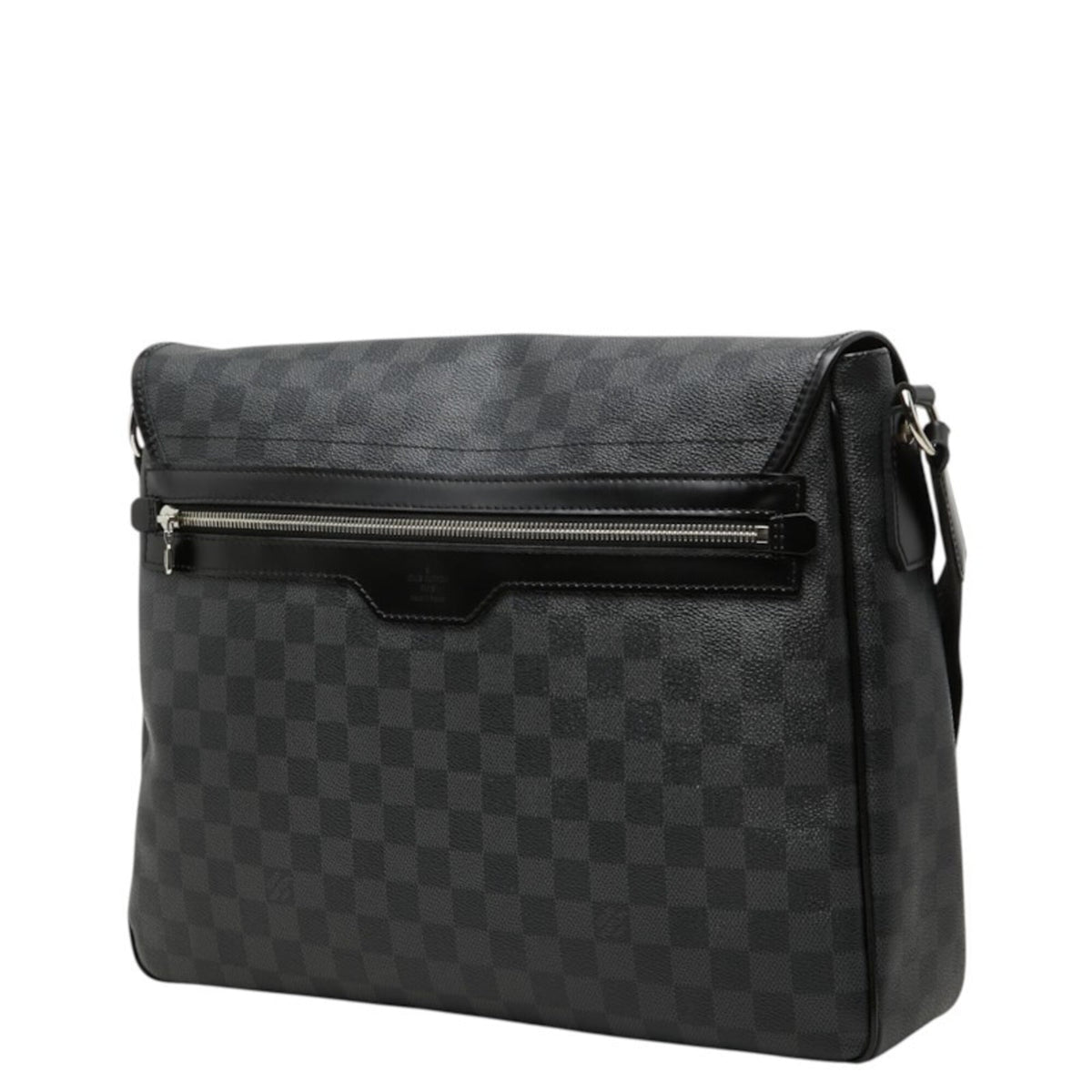 Louis Vuitton Damier Graphite Black Pvc Leather Shoulder Bag (Pre-Owned)