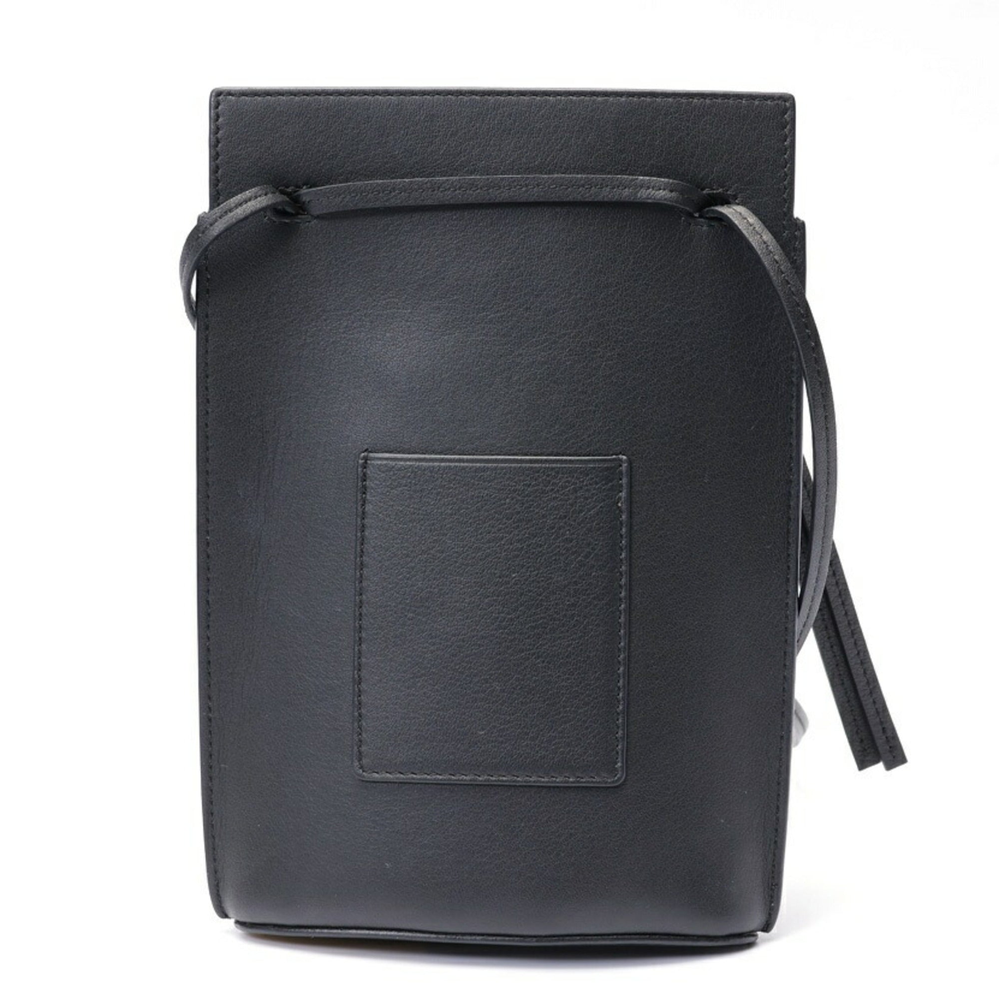 Loewe Black Leather Pouch Shoulder Bag (Pre-Owned)