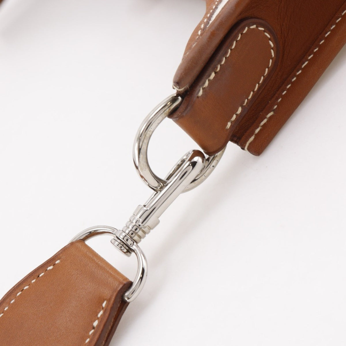 Hermes Evelyne Brown Toile H Shoulder Bag (Pre-Owned)