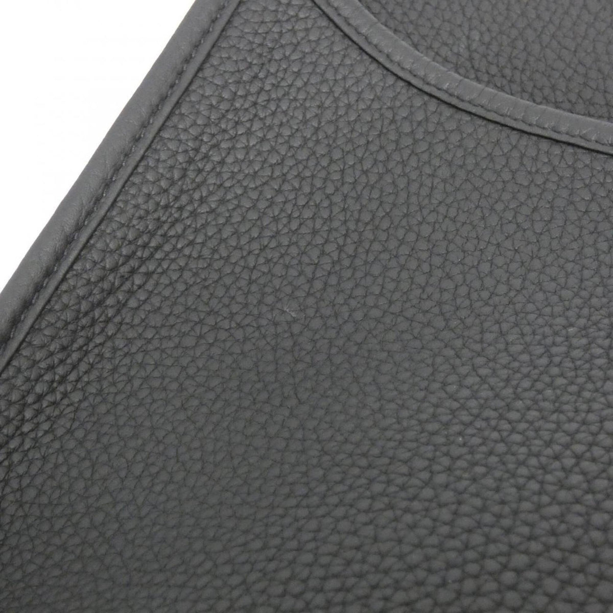 Hermes Black Taurillon Clemence Leather Shoulder Bag (Pre-Owned)