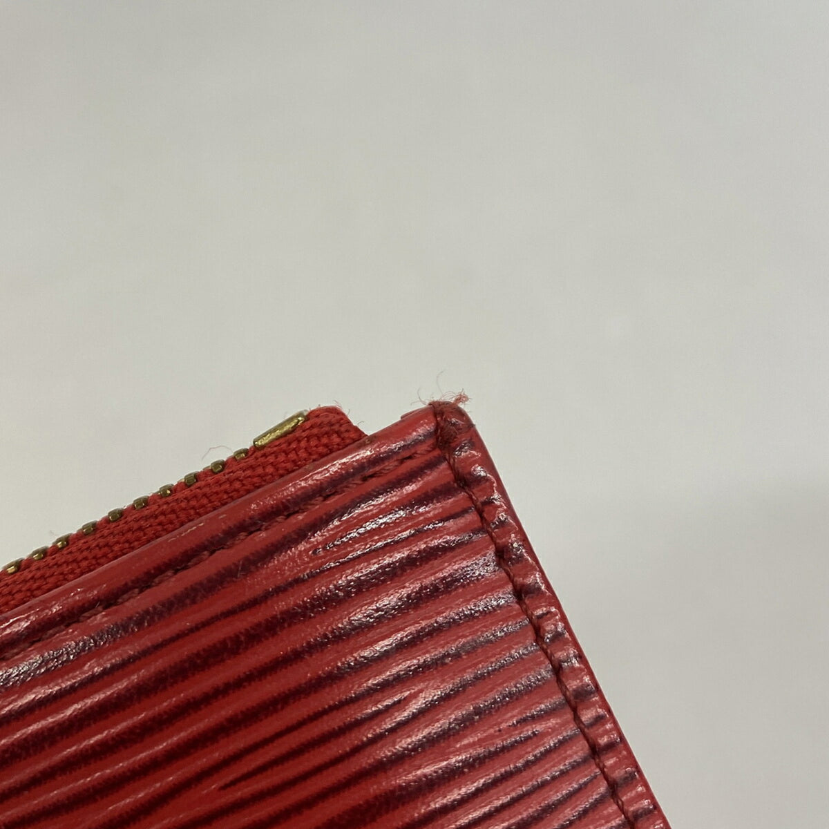 Louis Vuitton Castilian Red Coin Purse/Coin Case (Pre-Owned)