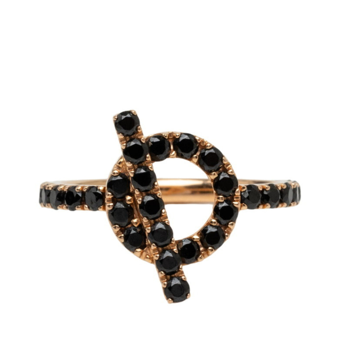 Hermes Pink Gold (18K) Band Ring (Pre-Owned)