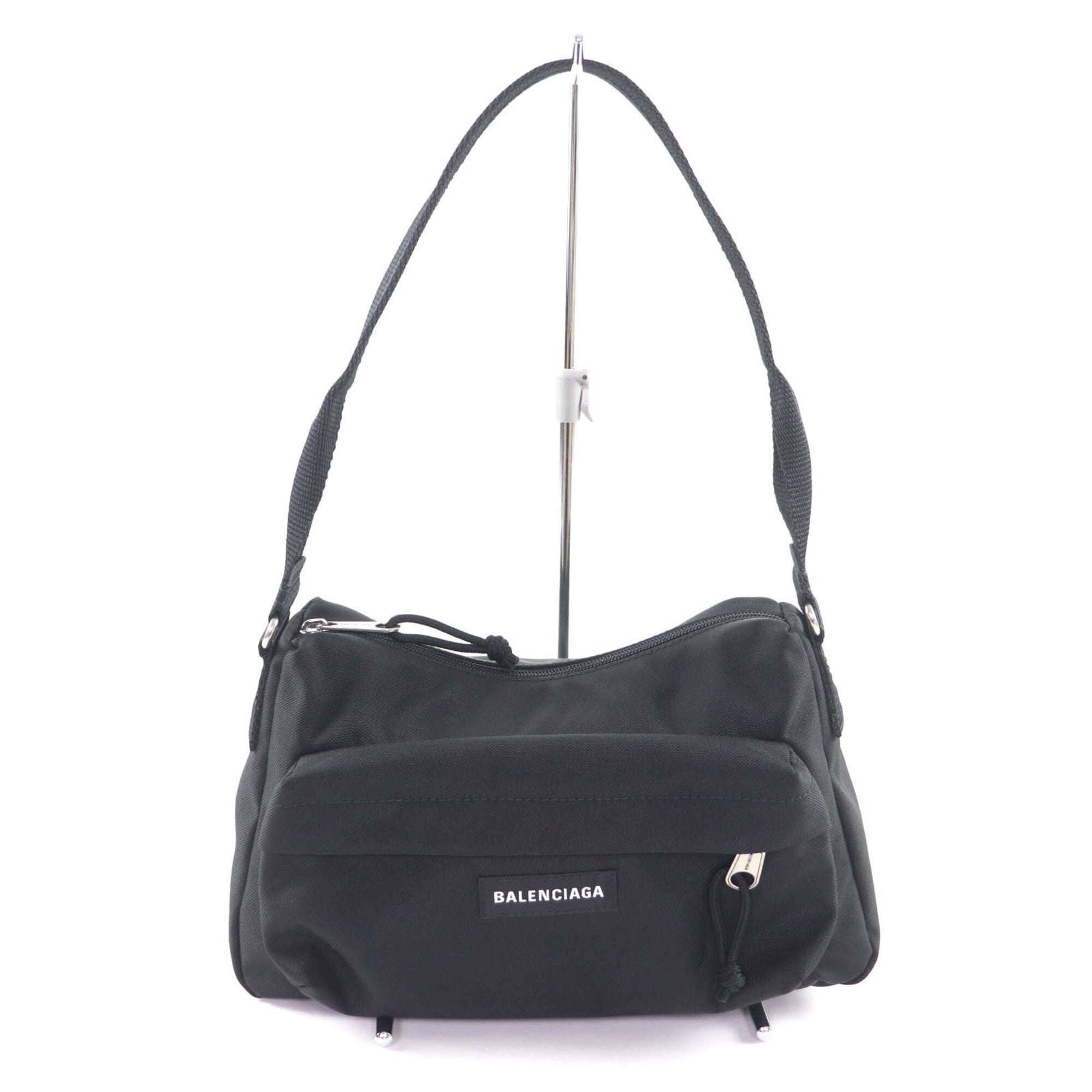 Balenciaga Black Nylon Shoulder Bag (Pre-Owned)