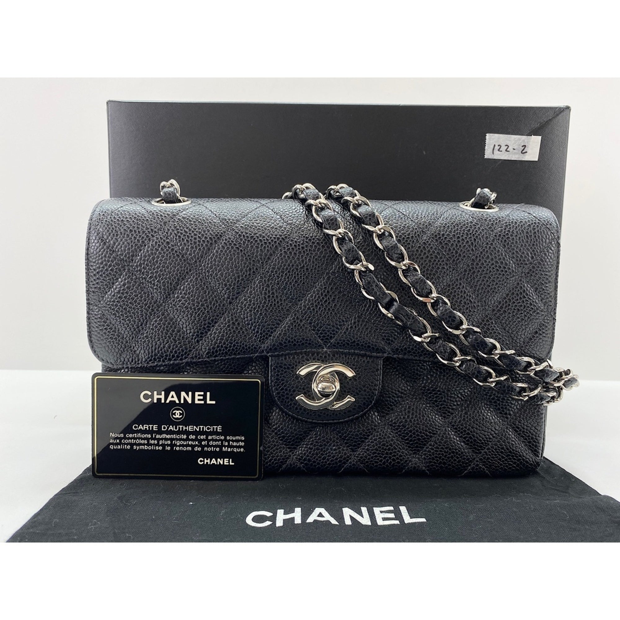 Chanel Matelasse Black Shoulder Bag (Pre-Owned)